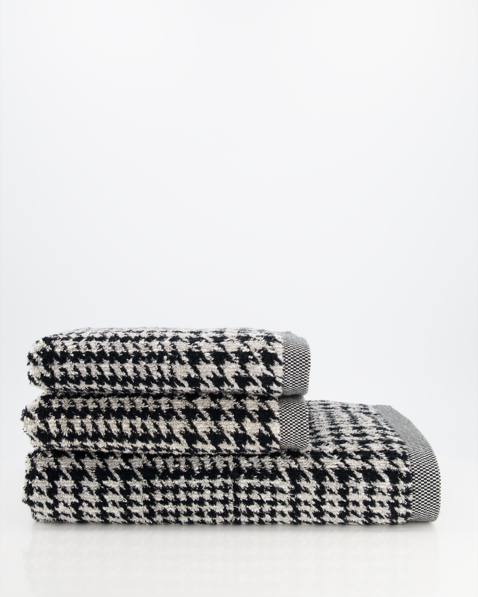 Möve Handtücher Brooklyn Glencheck nature-black - 081