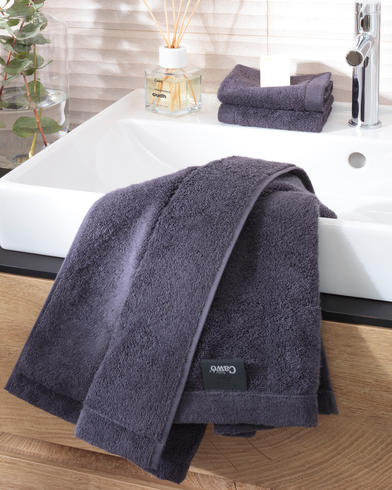 Cawö Handtücher Lifestyle Uni 7007 midnight - 878 - Handtuch 50x100 cm