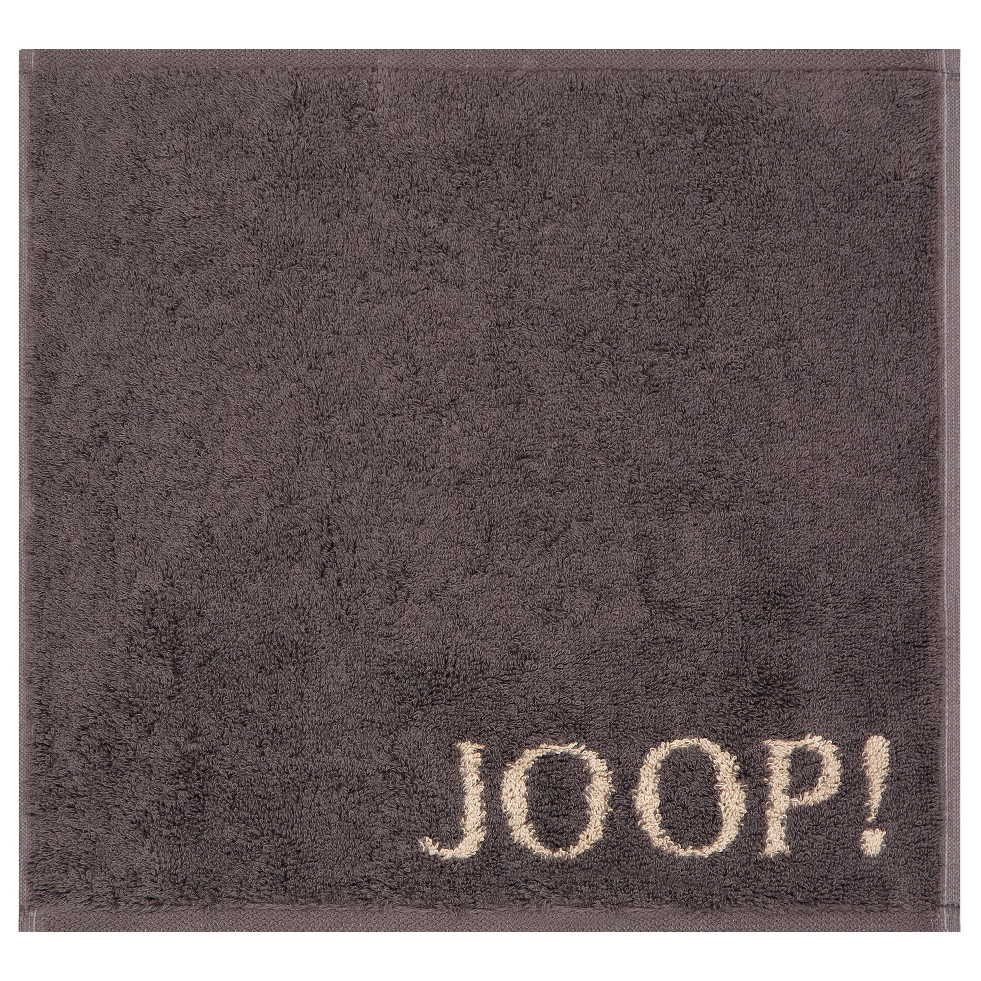 JOOP! Handtücher New Classic Doubleface 1720 Schiefer - 73 - Seiflappen 30x30 cm
