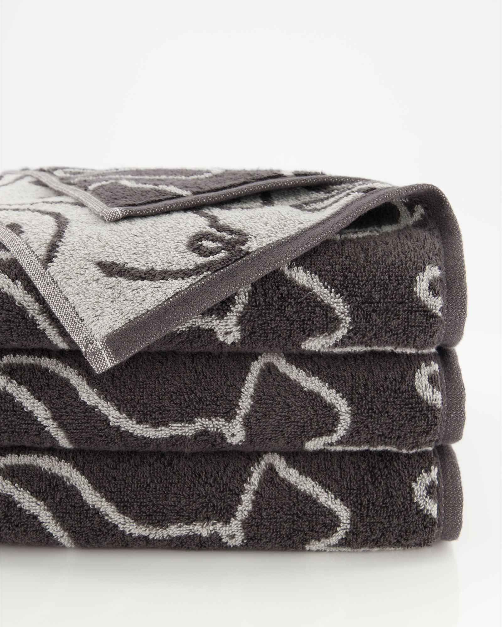 Cawö Handtücher CUTE CATS EDITION Cats 6264 basalt/platin - 77