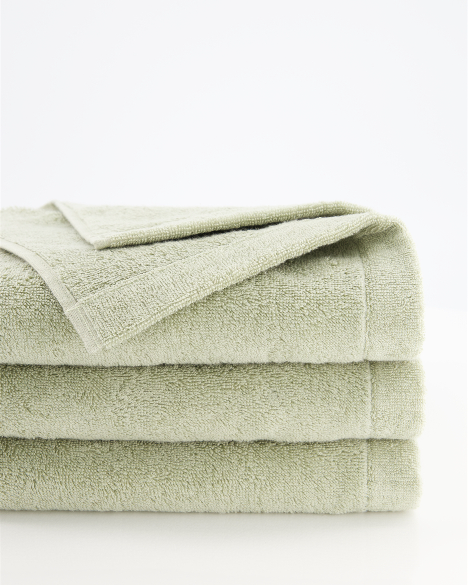 Cawö Handtücher Lifestyle Uni 7007 wasabi - 420 - Seiflappen 30x30 cm