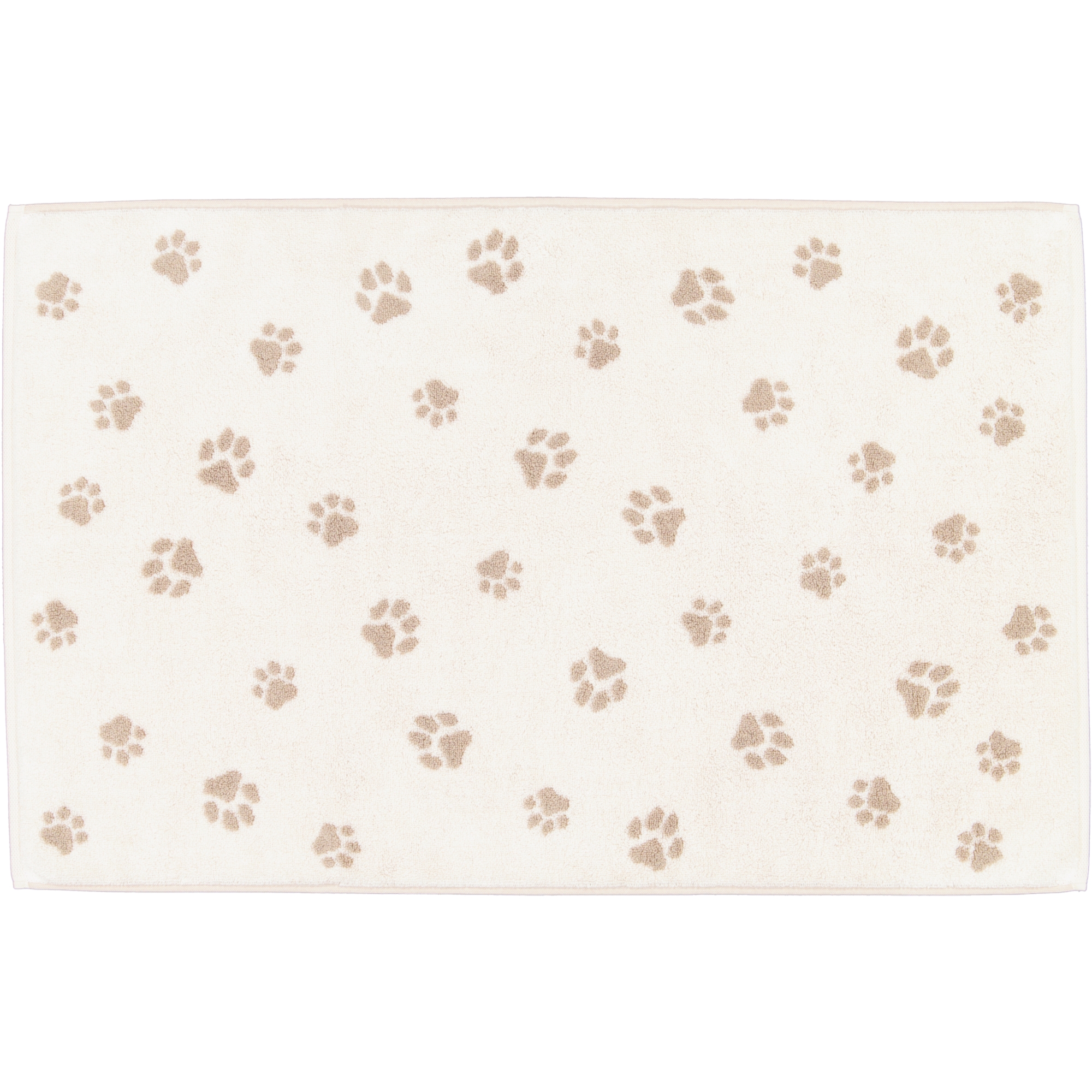 Cawö Badematten WE LOVE DOGS Paws 6247 natur/beige - 33 - 50x80 cm