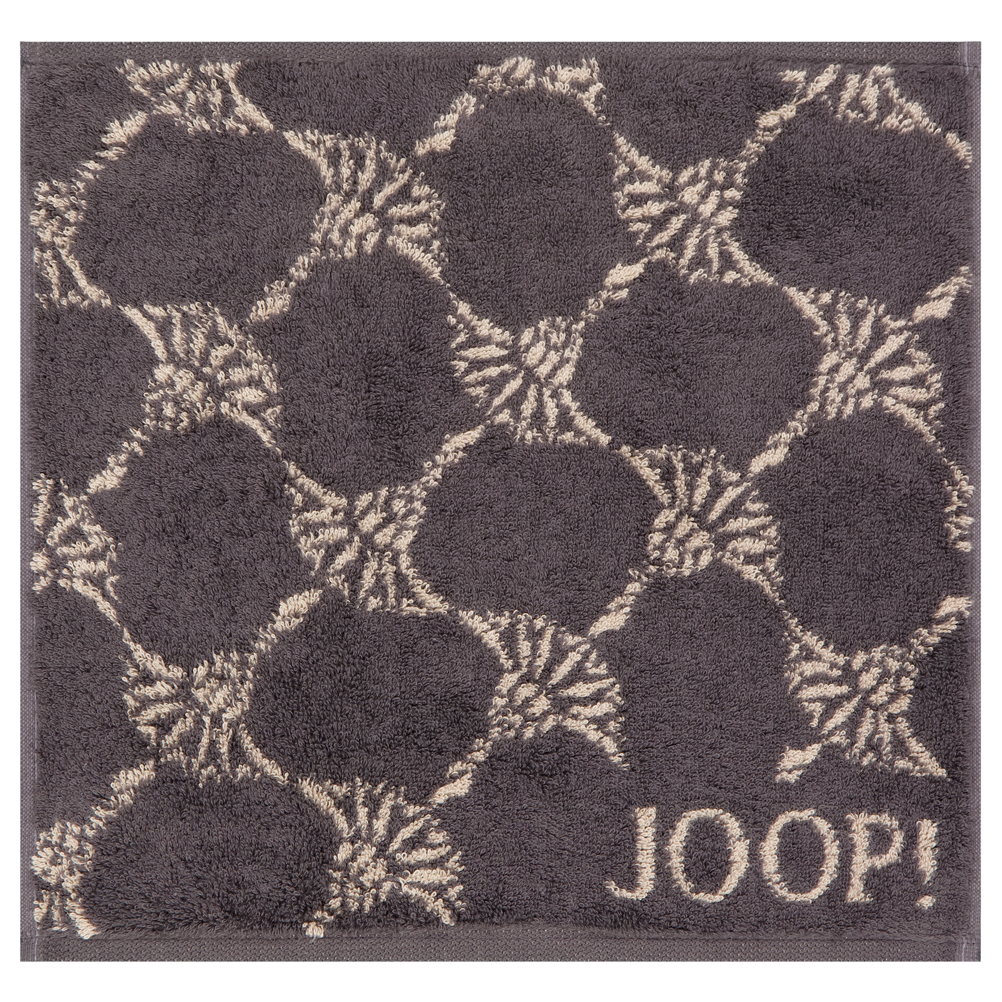 JOOP! Handtücher New Classic Cornflower 1721 Schiefer - 73 - Seiflappen 30x30 cm