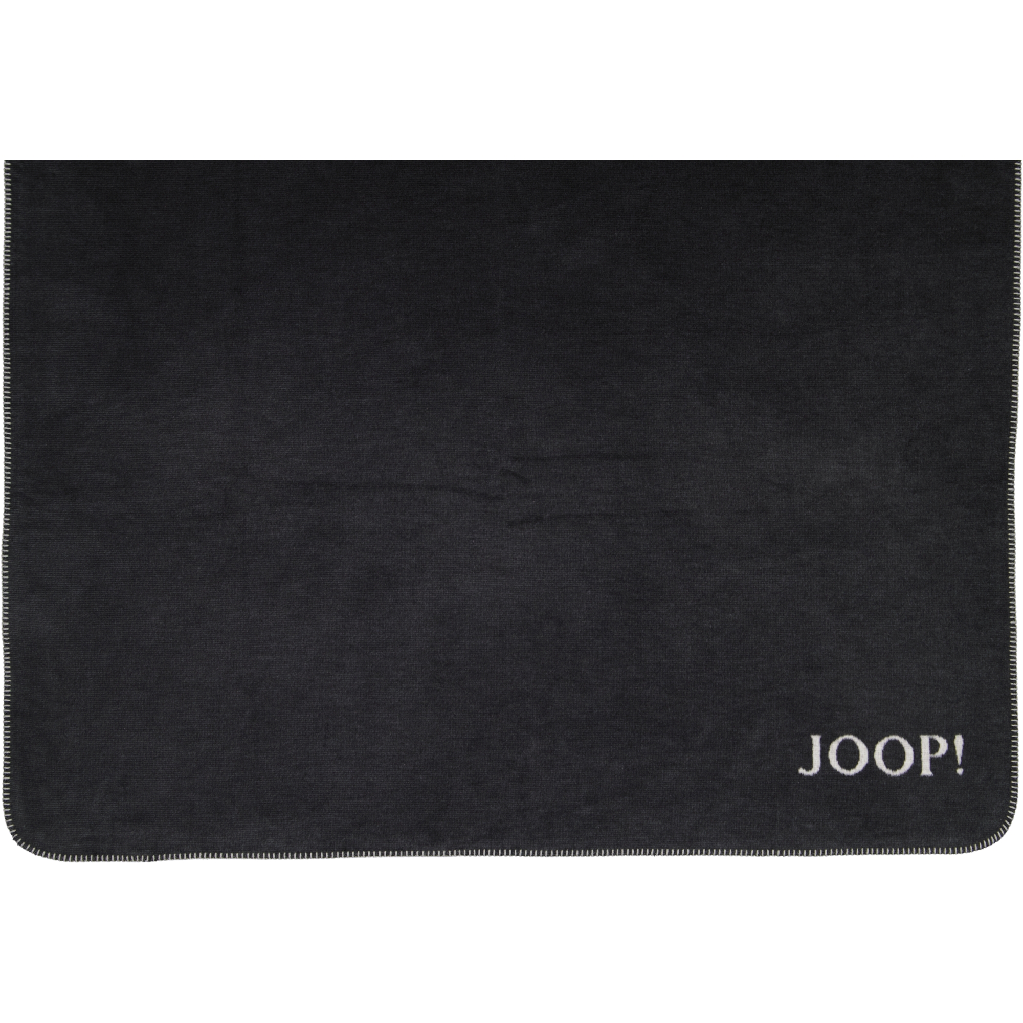 JOOP! Wohndecke Melange-Doubleface - Größe: 150x200 cm - Farbe: Anthrazit-Silber