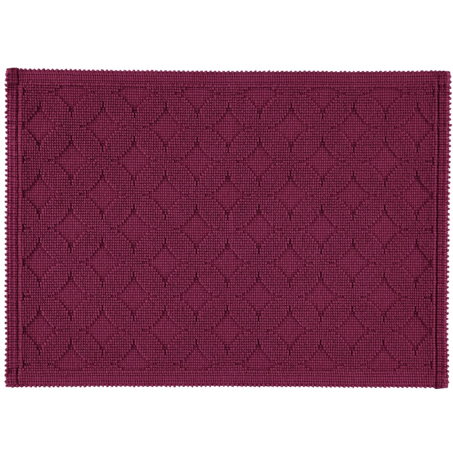 Rhomtuft - Badematte Seaside - Farbe: berry - 237 - 50x70 cm