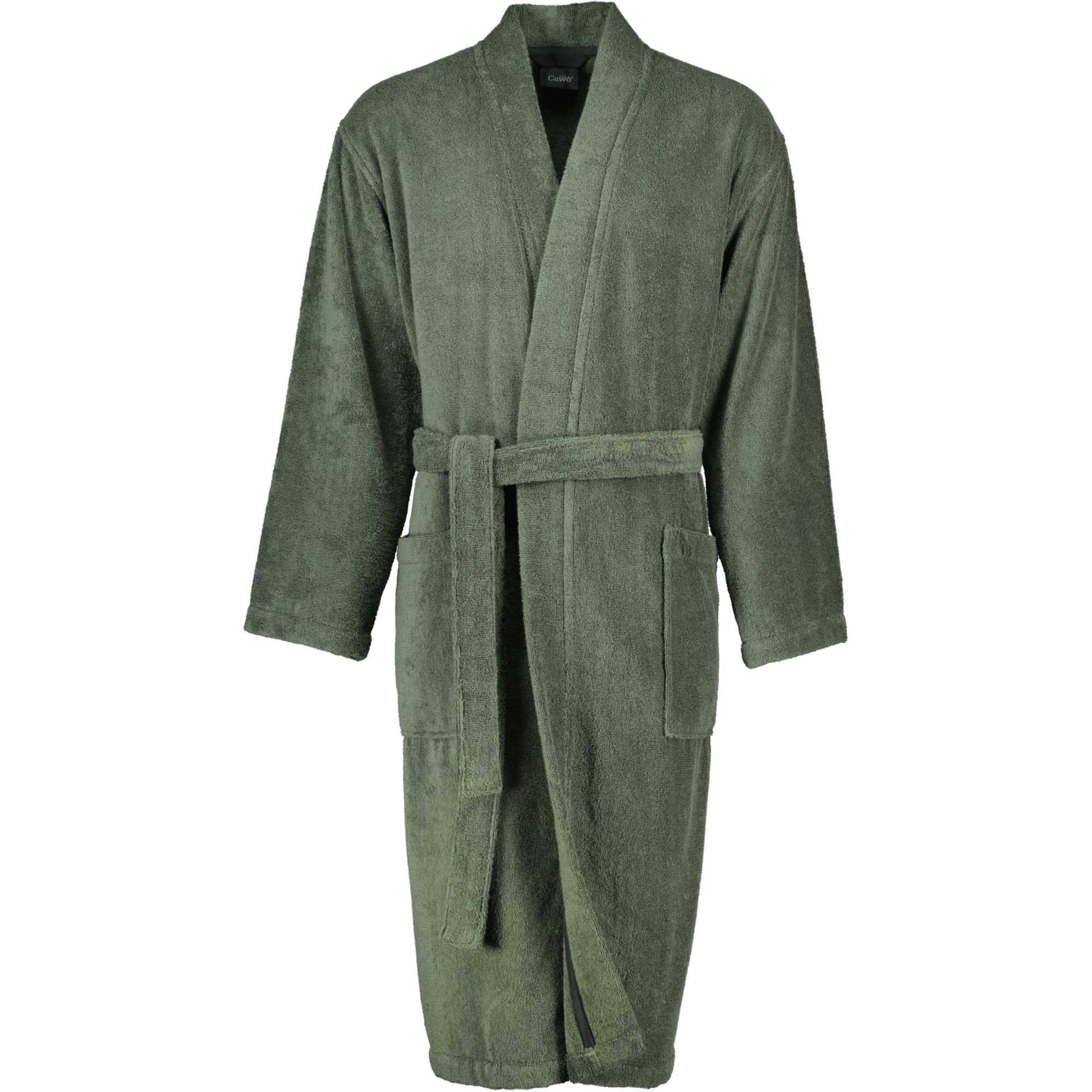 Cawö Home Bademäntel Herren Kimono Uni 828 field - 47