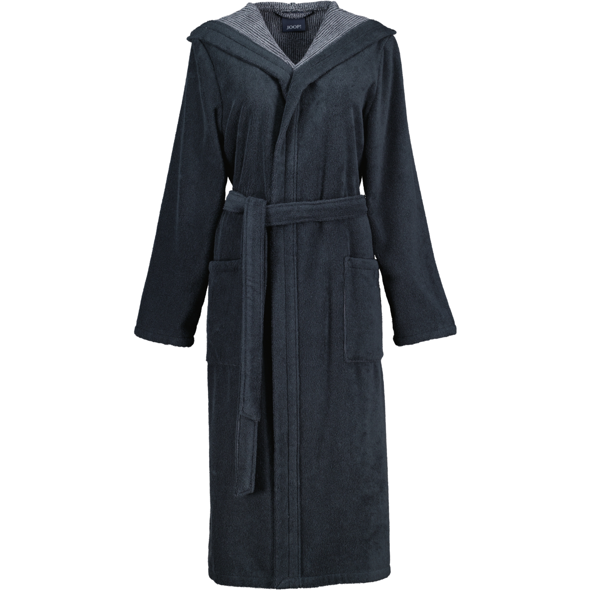 JOOP! Classic - Damen Bademantel - Kapuze 1617 - Farbe: 97 - schwarz