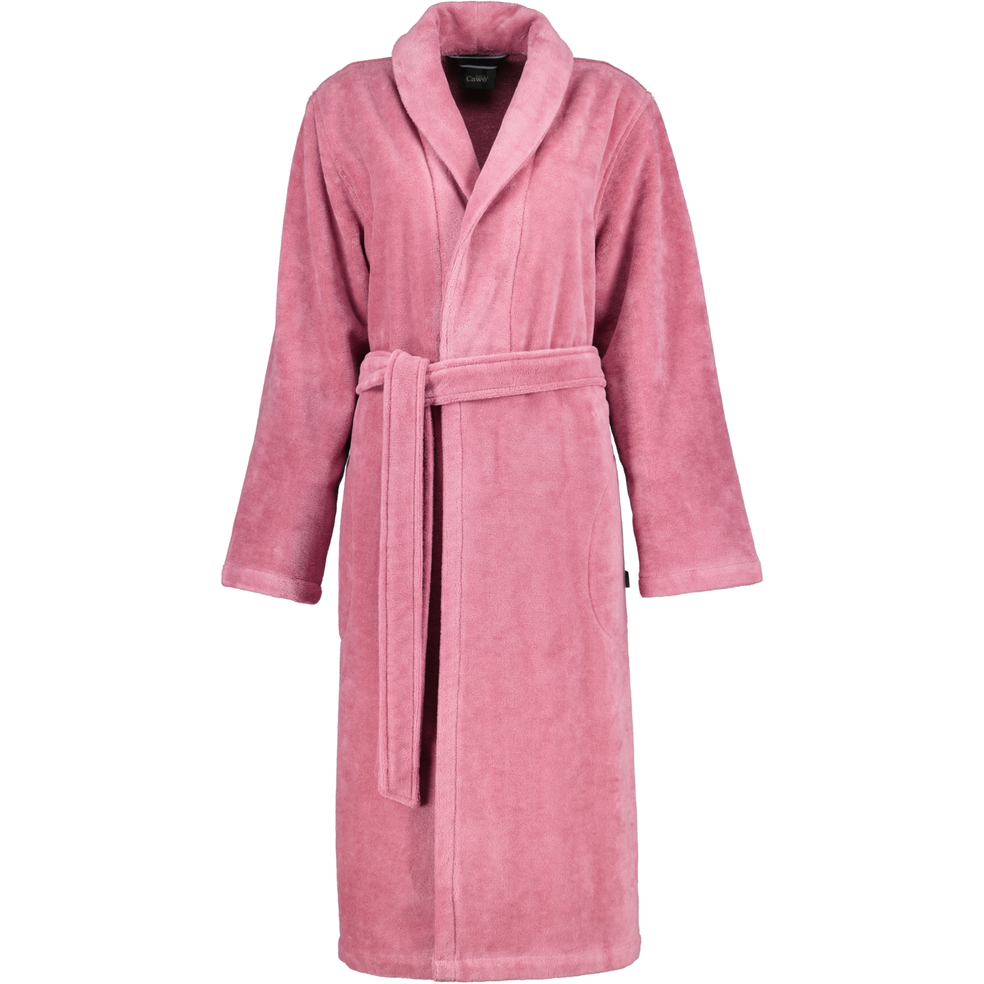 Cawö Home Damen Bademantel Schalkragen 836 - Farbe: blush - 22 - XL