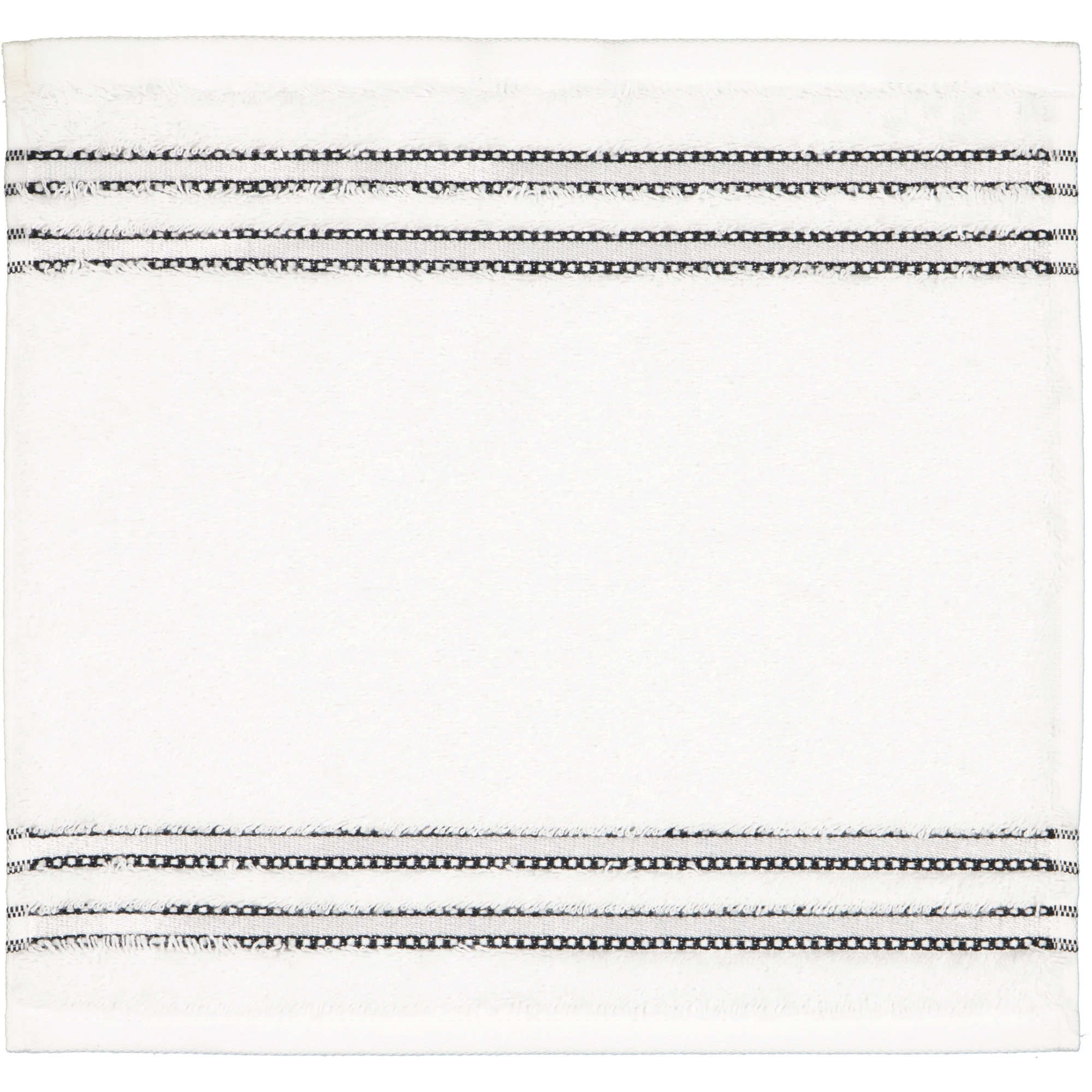 Vossen Handtücher Cult de Luxe weiß - 0300 - Seiflappen 30x30 cm