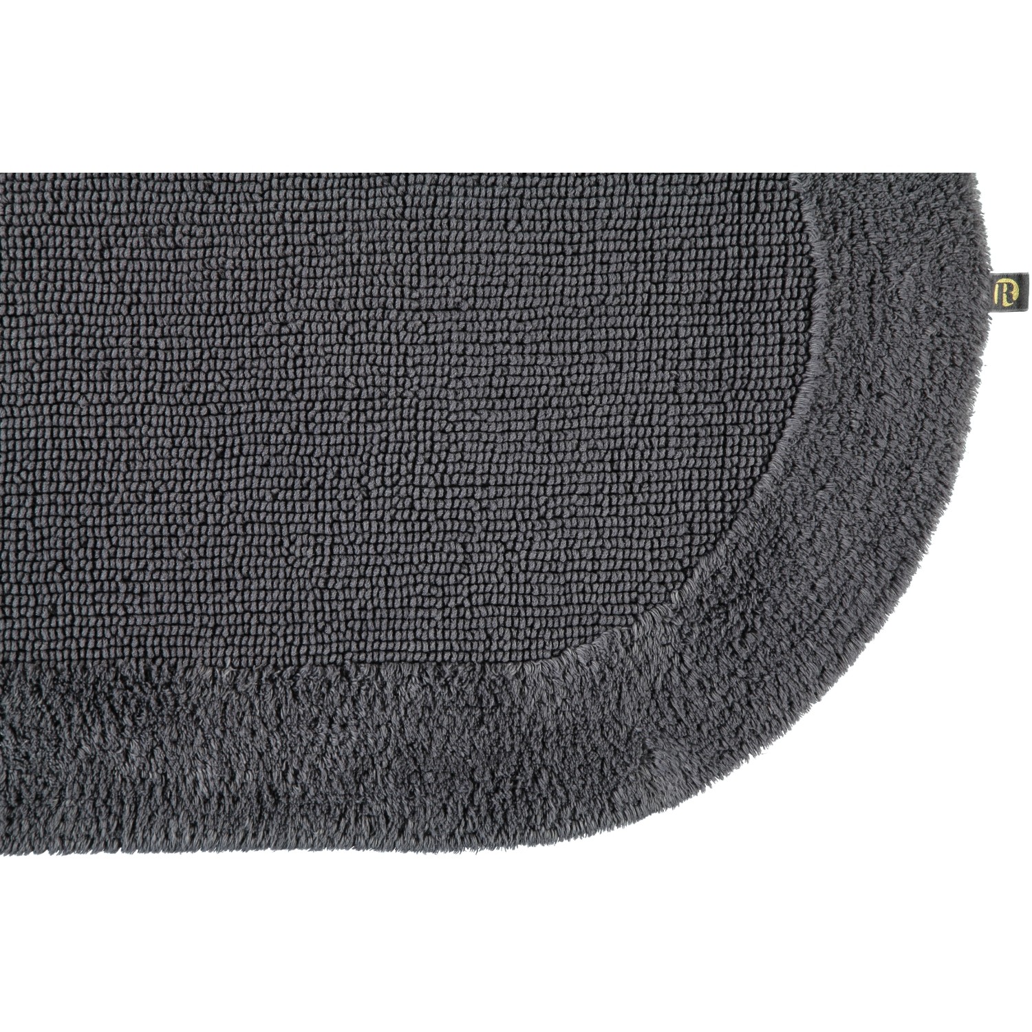 Rhomtuft - Badteppiche Exquisit - Farbe: zinn - 02 - 80 cm rund