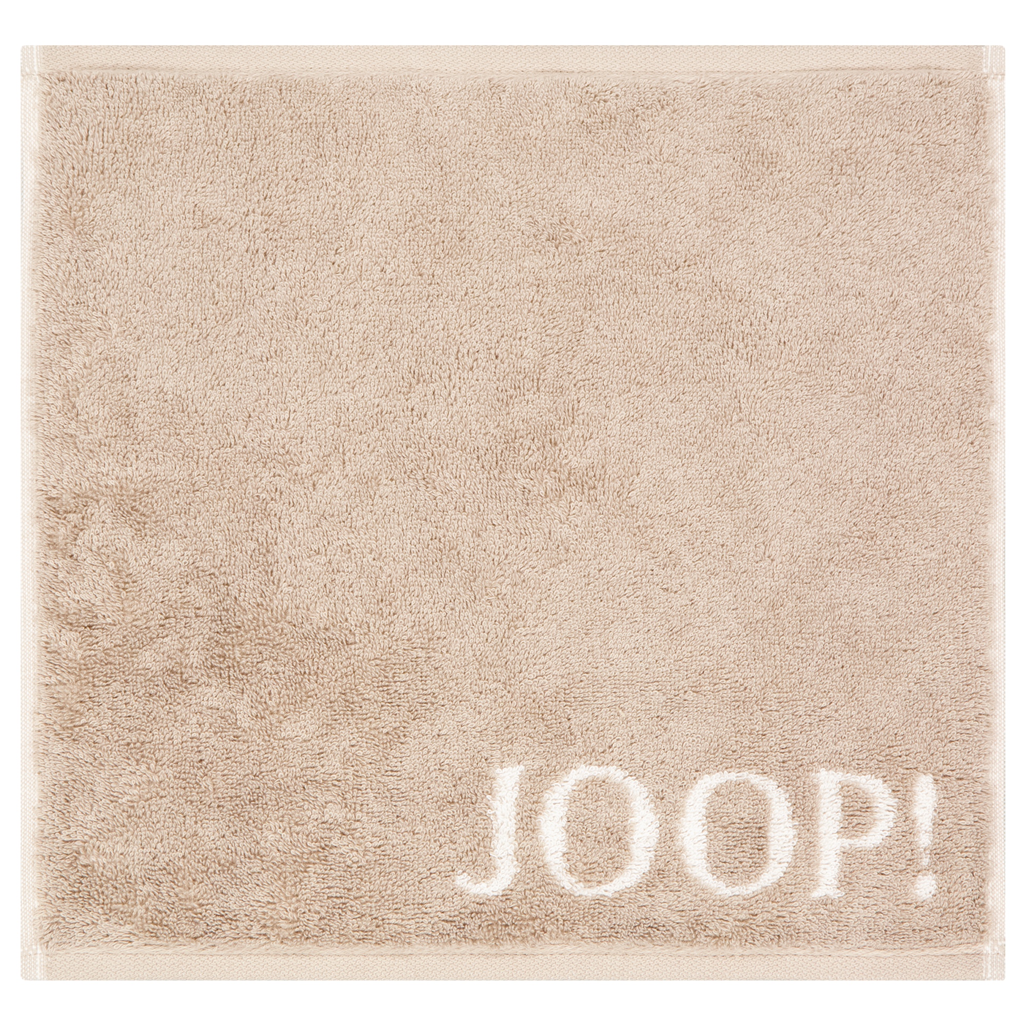 JOOP! Handtücher New Classic Doubleface 1720 Sand - 30 - Seiflappen 30x30 cm
