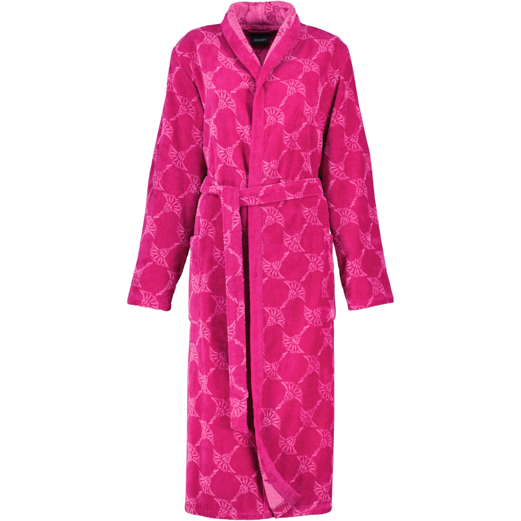 JOOP! Damen Bademantel Cornflower - Schalkragen 1645 - Farbe: Cassis - 22 - M