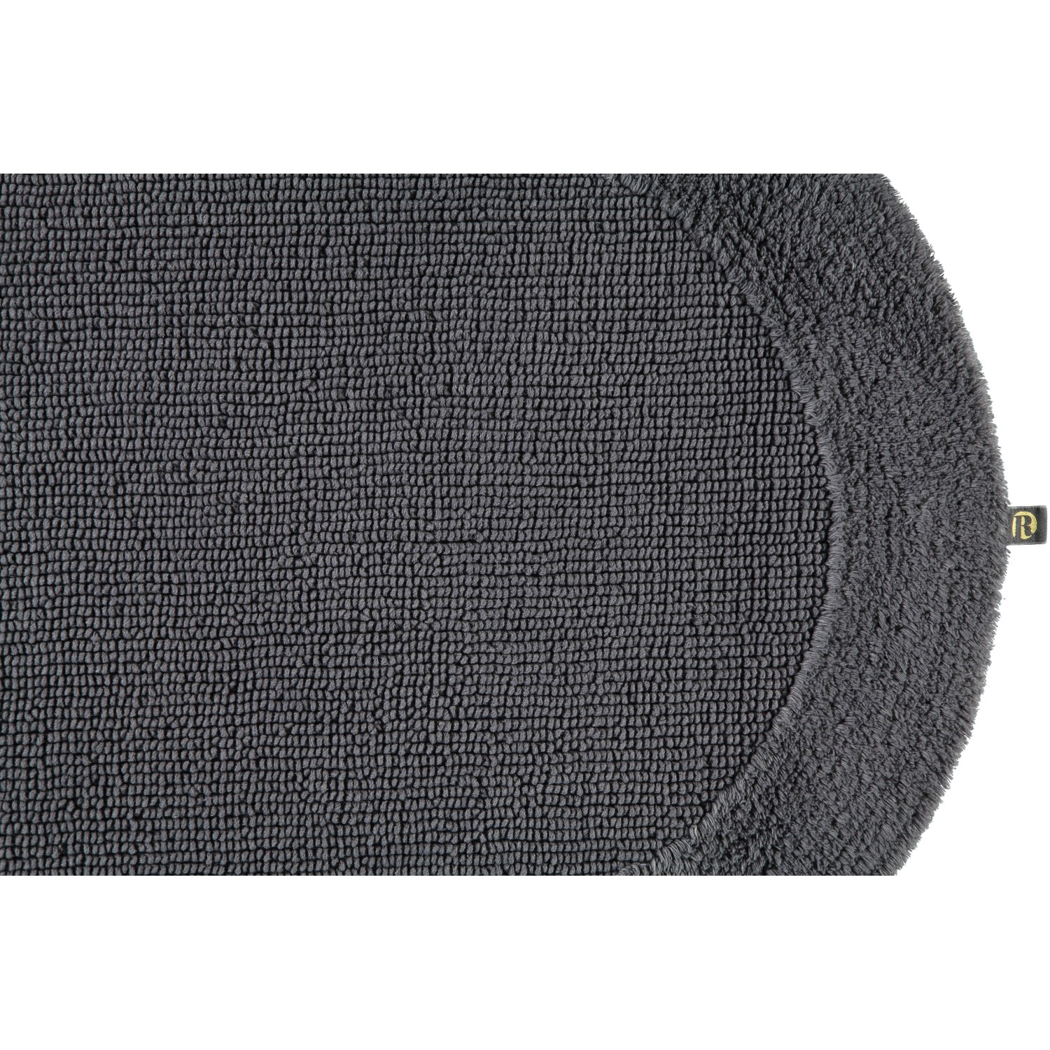 Rhomtuft - Badteppiche Exquisit - Farbe: zinn - 02 - 80 cm rund