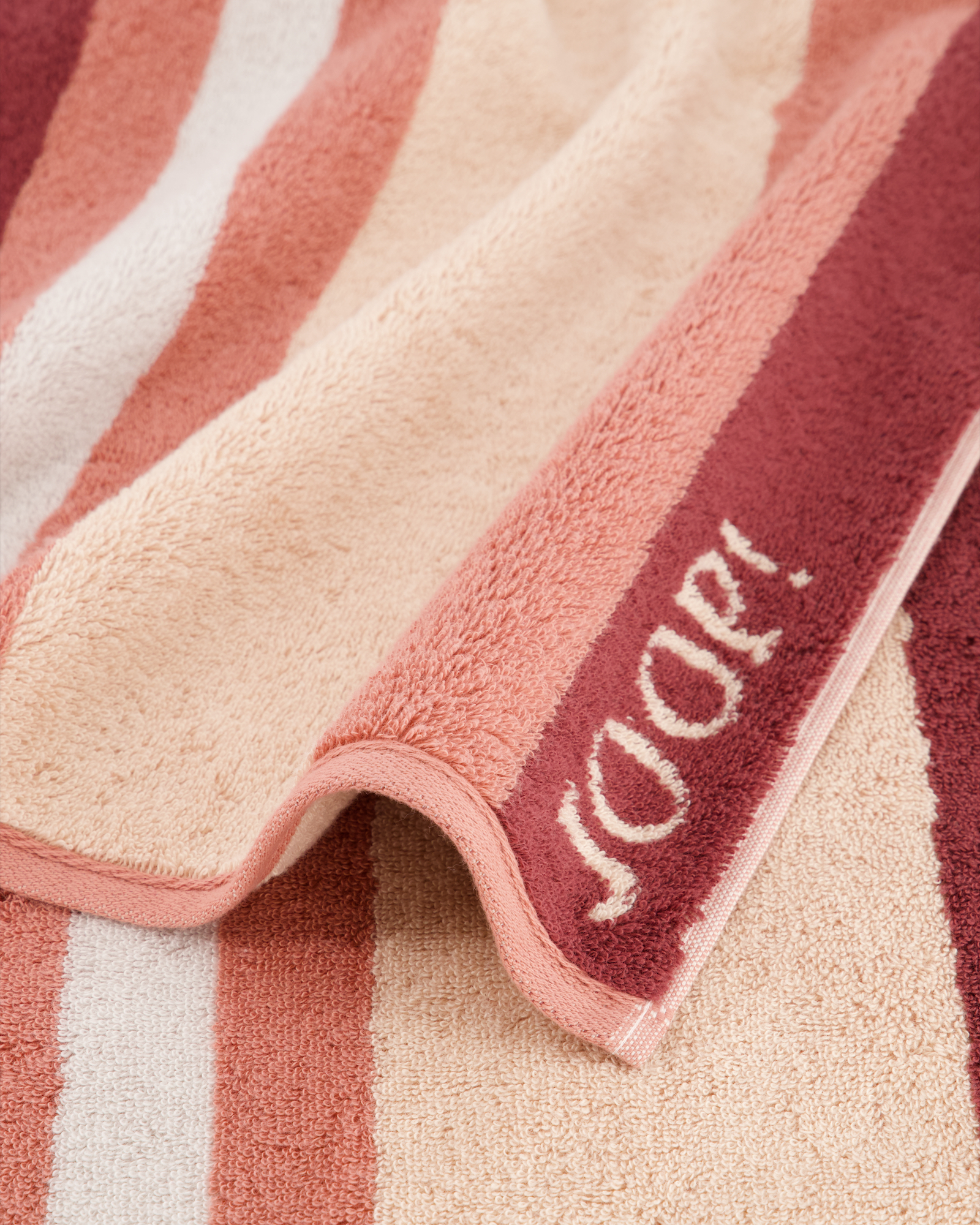 JOOP! Handtücher Vibe Streifen 1698 puder - 22 - Seiflappen 30x30 cm