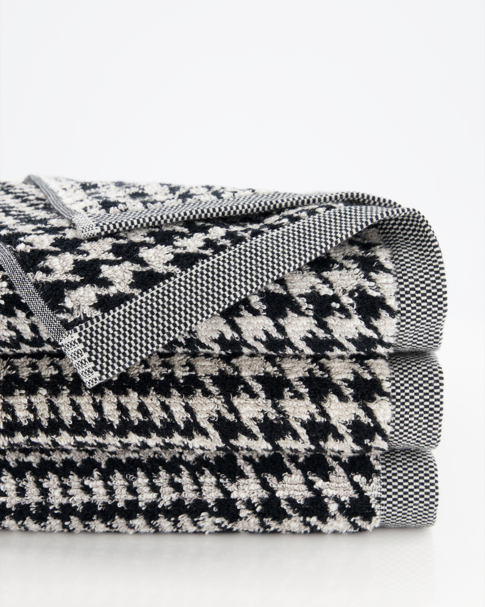 Möve Handtücher Brooklyn Glencheck nature-black - 081