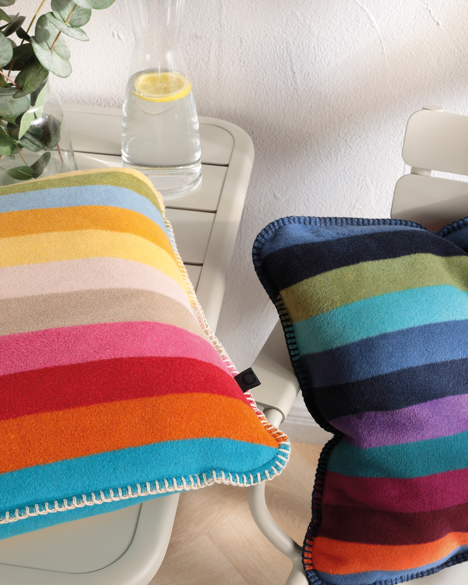 Cawö Kissenhüllen Lifestyle Streifen 7008 multicolor - 25 - 50x50 cm