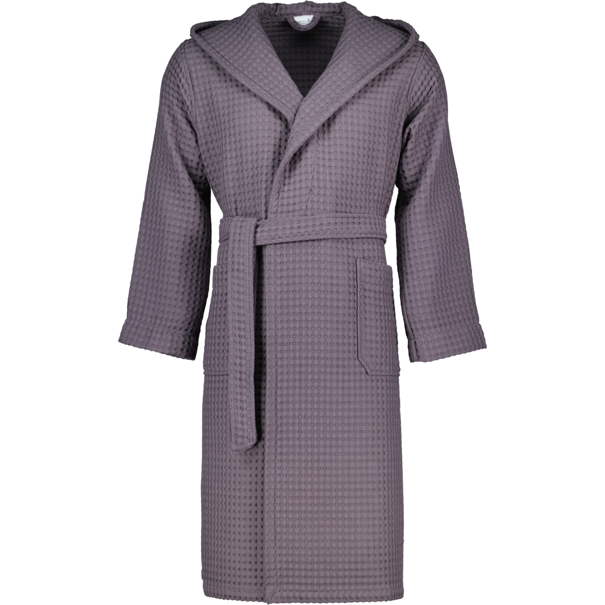 Möve Bademäntel unisex Kapuze Piquée graphite - 842