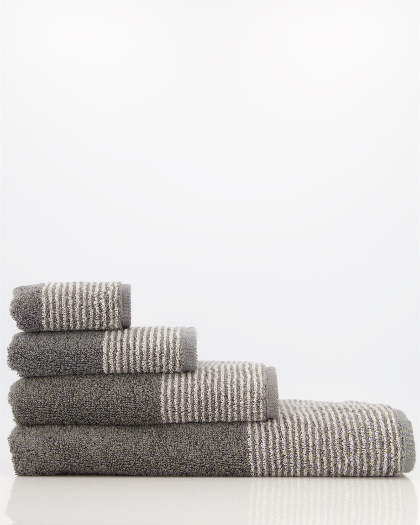 Cawö Handtücher Luxury Home Two-Tone 590 schiefer - 77