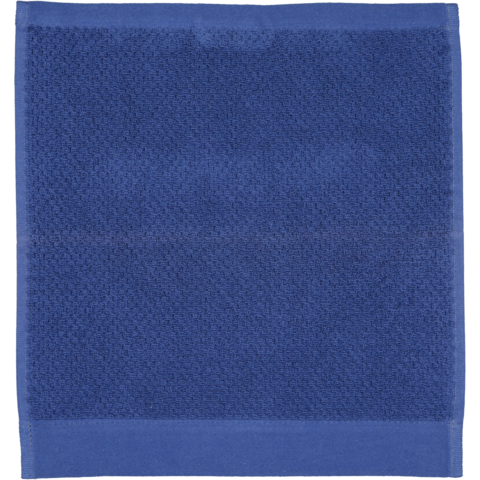 Rhomtuft - Handtücher Baronesse - Farbe: kobalt - 84 - Seiflappen 30x30 cm