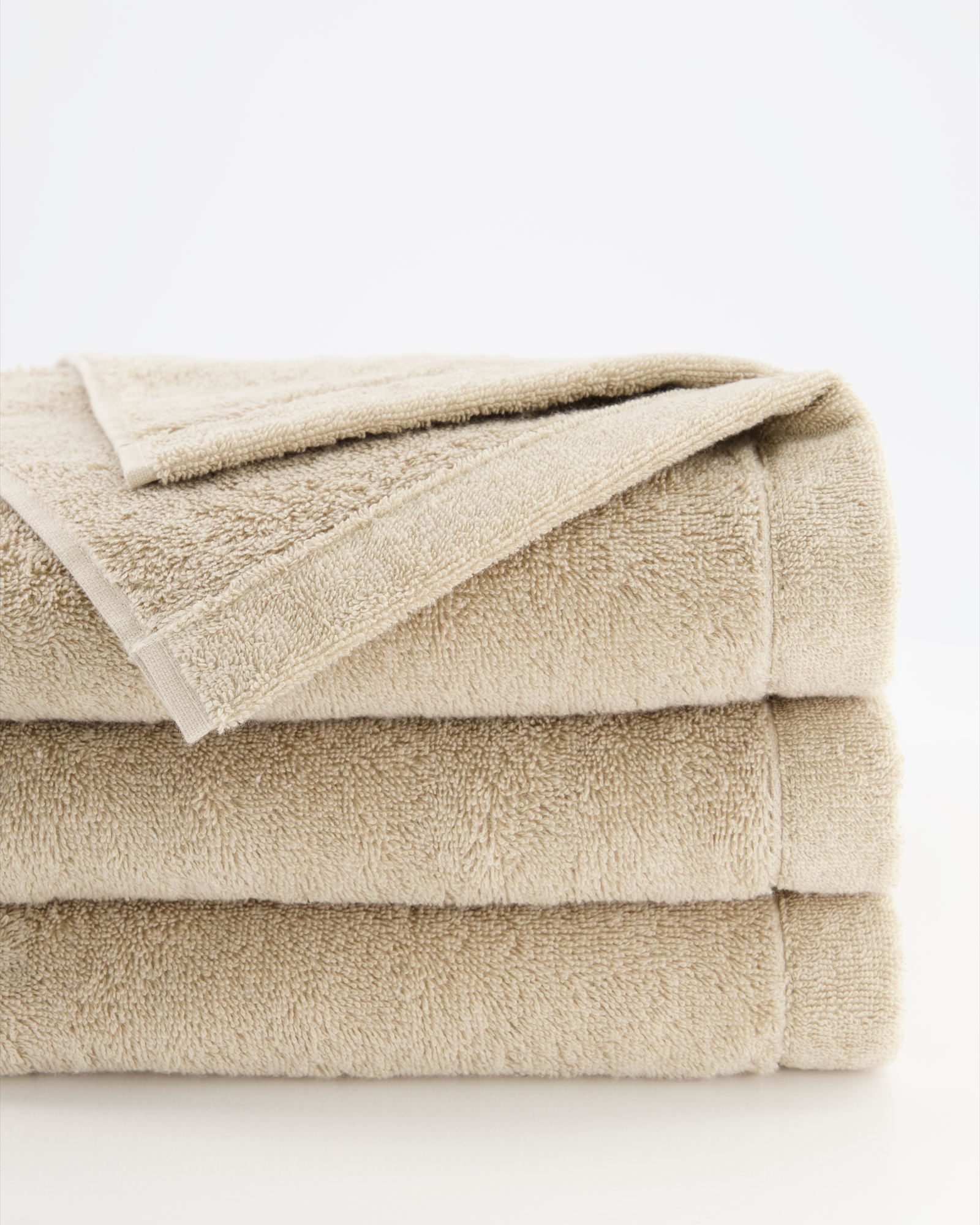 Cawö Handtücher Lifestyle Uni 7007 leinen - 340 - Handtuch 50x100 cm
