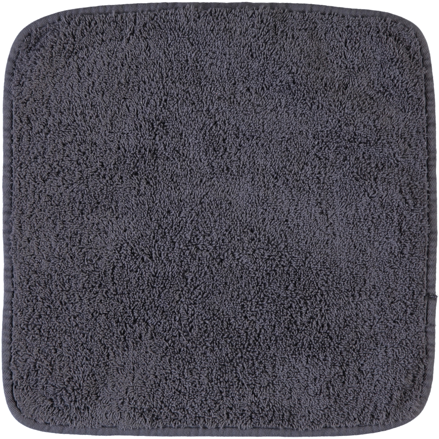 Rhomtuft - Handtücher Loft - Farbe: zinn - 02 - Seiflappen 30x30 cm