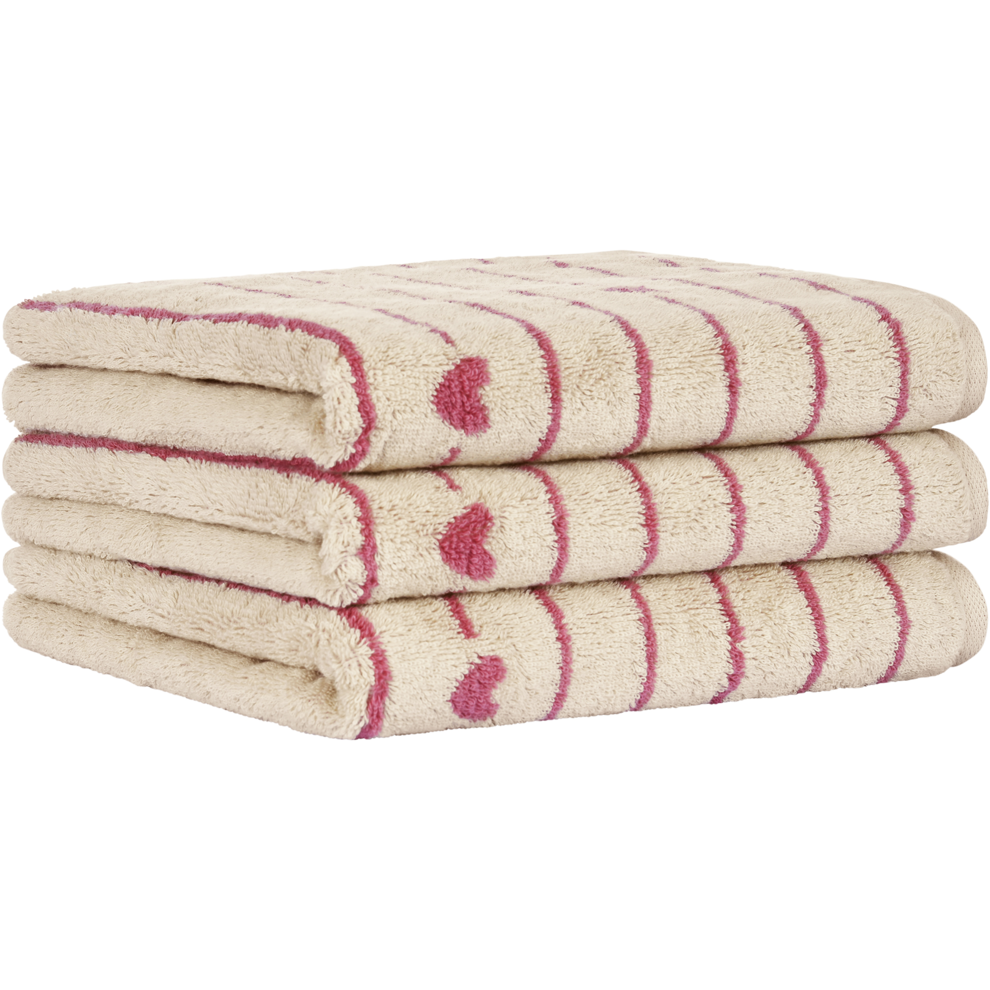 Cawö Handtücher Heart Beats Lines & Hearts 6276 beere - 32