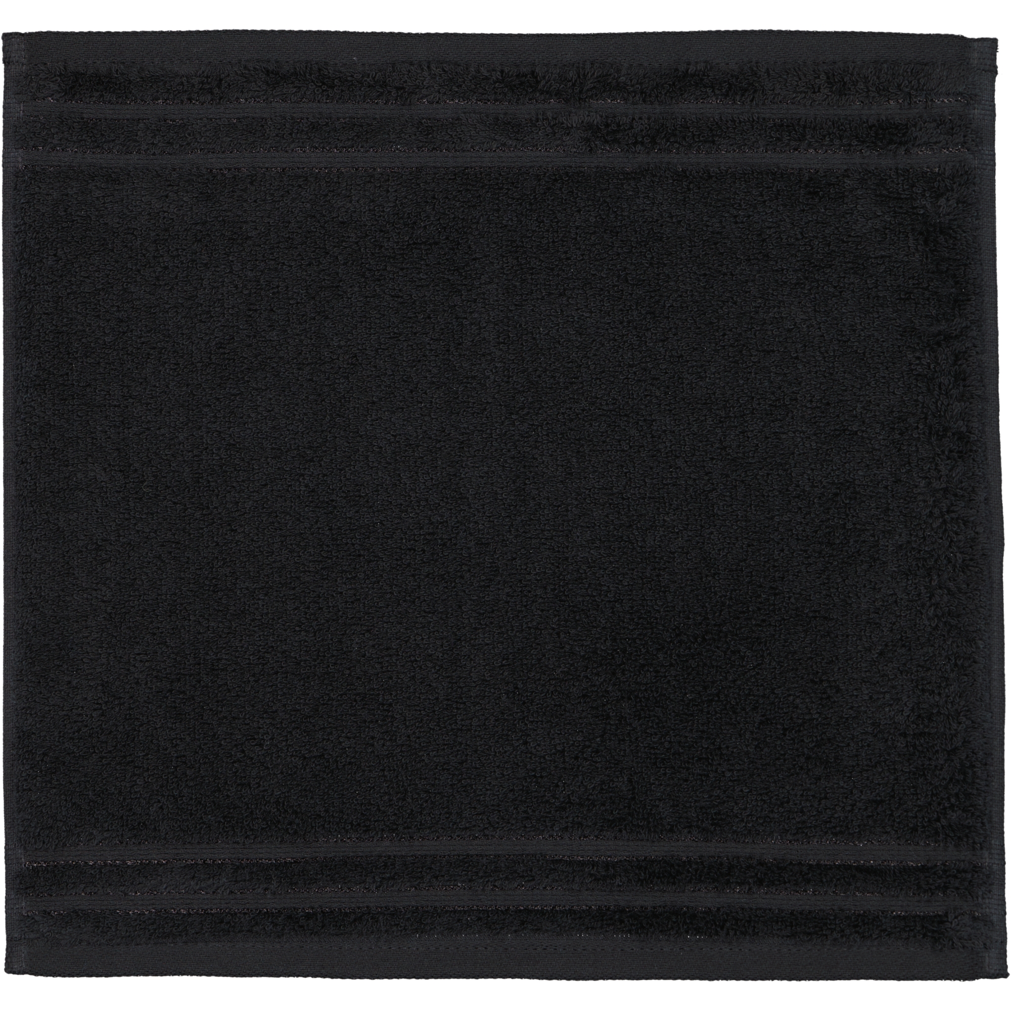 Vossen Handtücher Calypso Feeling schwarz - 7900 - Seiflappen 30x30 cm