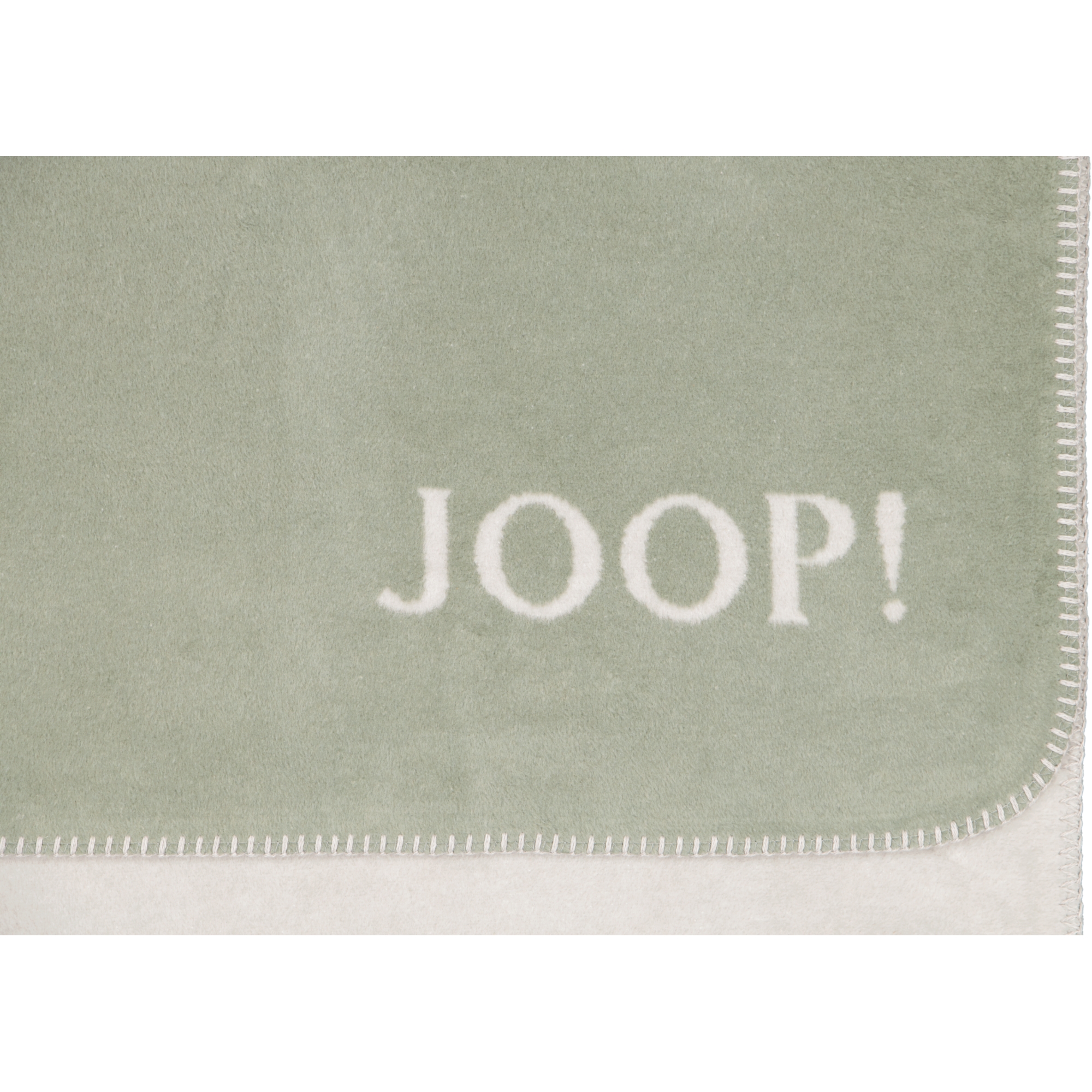 JOOP! Wohndecke Uni-Doubleface - Größe: 150x200 cm - Farbe: Jade-Silber