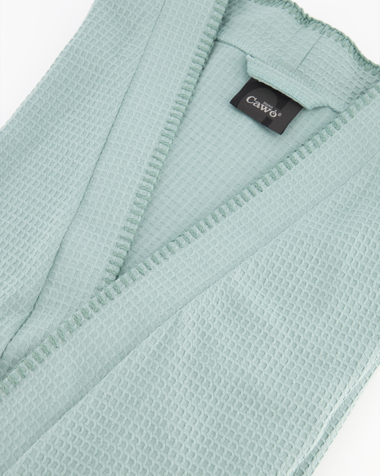 Cawö Home Bademäntel Damen Kimono Pique 812 salbei - 44