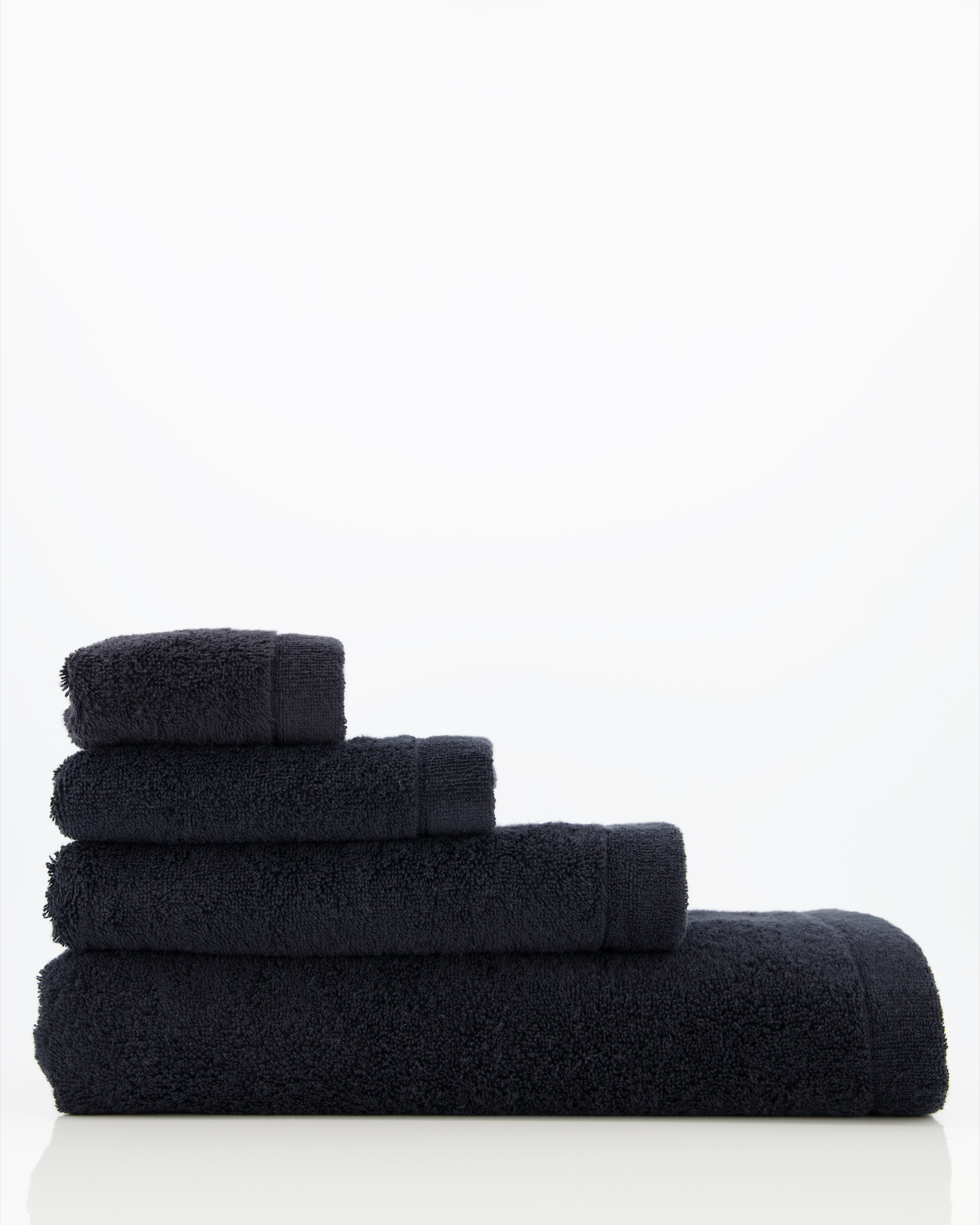 Cawö Handtücher Lifestyle Uni 7007 schwarz - 906 - Handtuch 50x100 cm