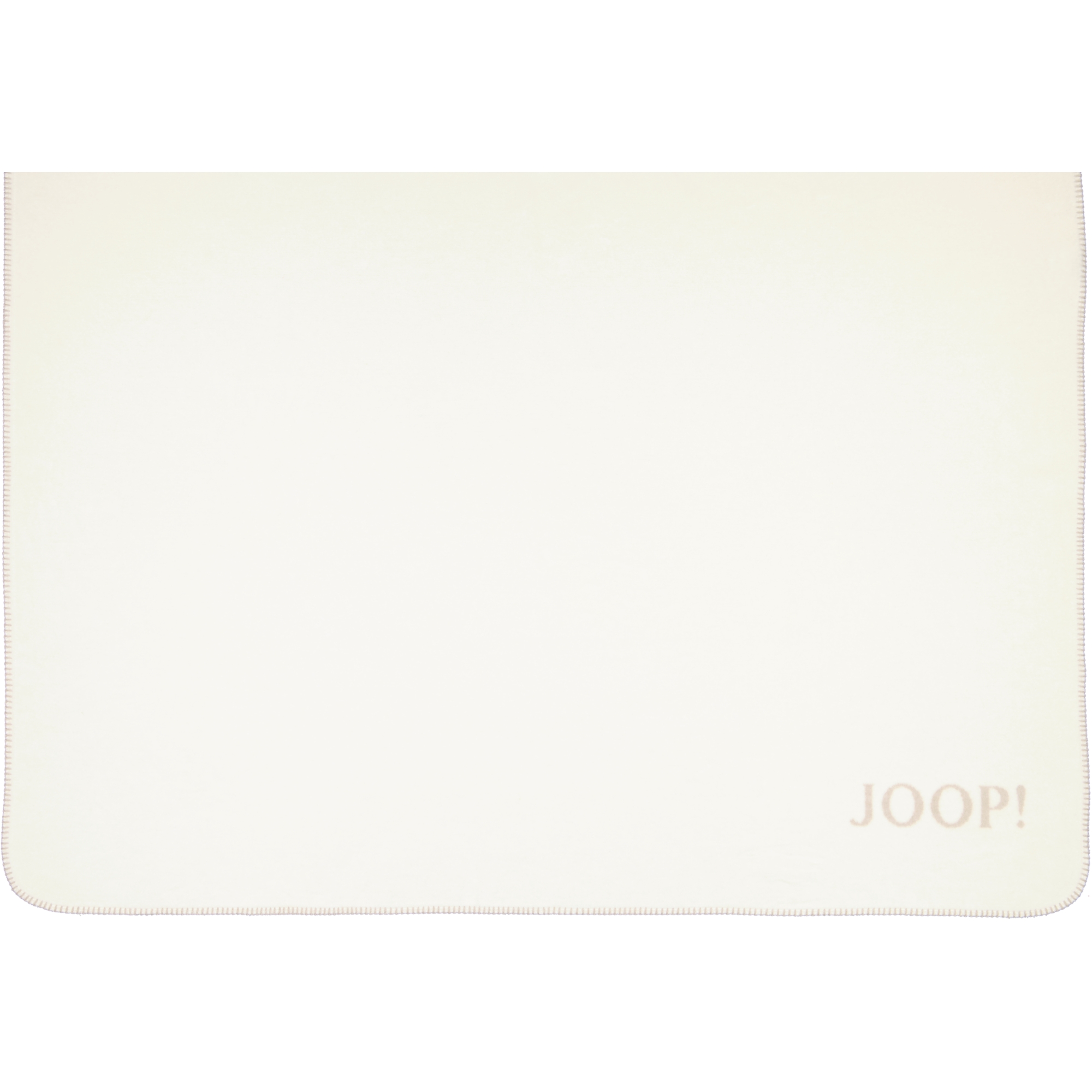 JOOP! Wohndecke Uni-Doubleface - Größe: 150x200 cm - Farbe: Sand-Pergament