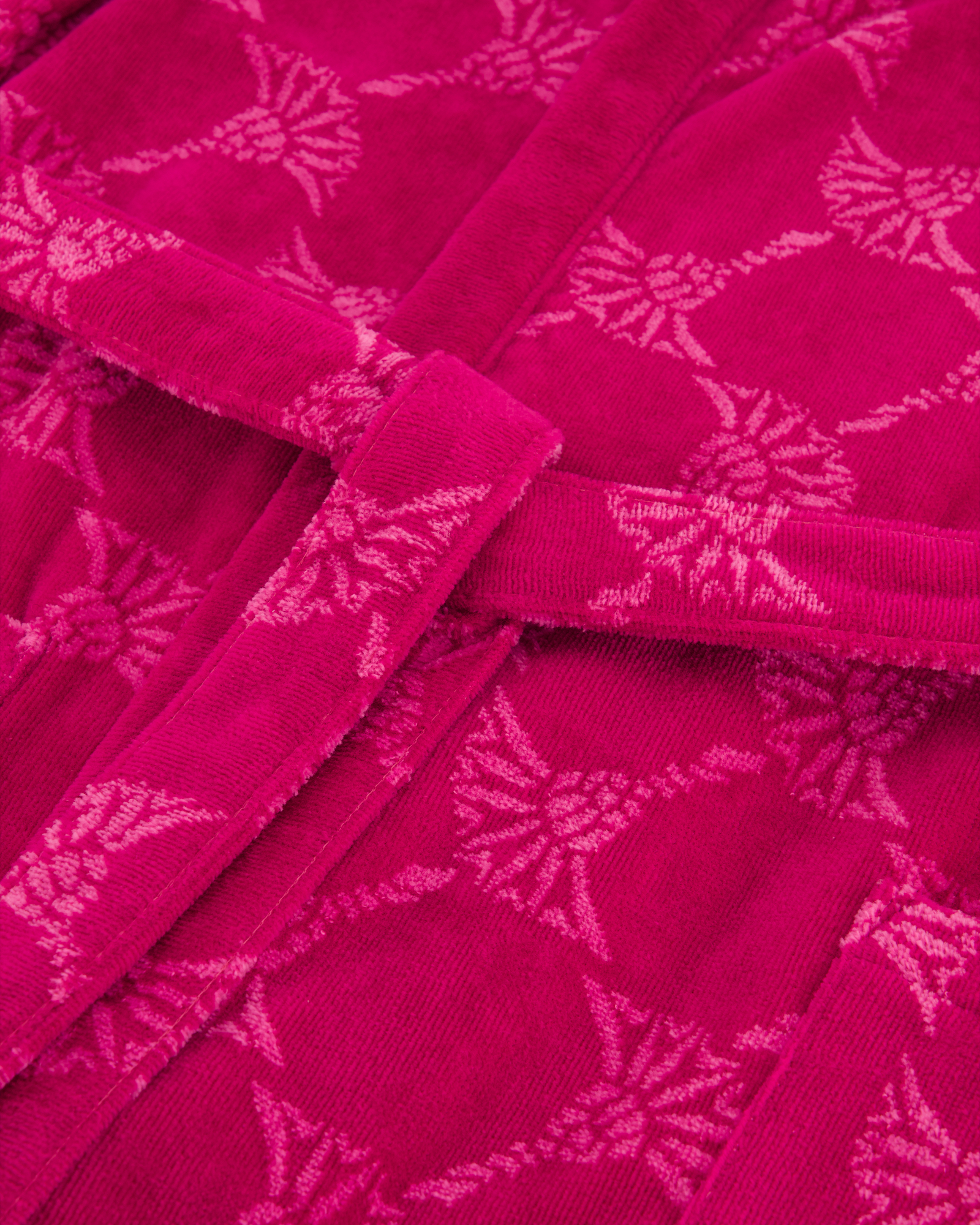 JOOP! Damen Bademantel Cornflower - Schalkragen 1645 - Farbe: Cassis - 22 - M