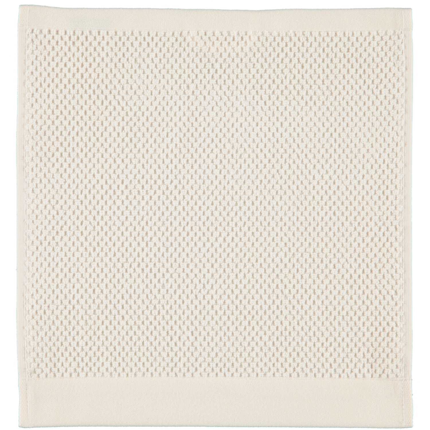 Rhomtuft - Handtücher Baronesse - Farbe: natur-jasmin - 20 - Seiflappen 30x30 cm