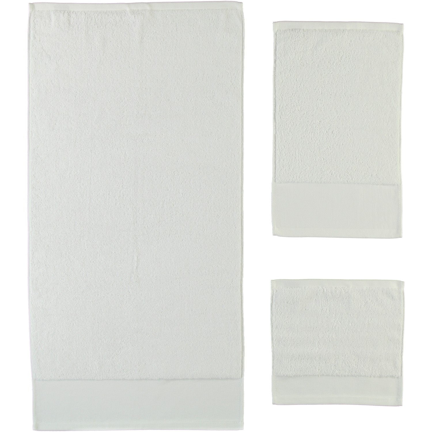 Rhomtuft RHOMTUFT Handtücher Comtesse weiss - 01