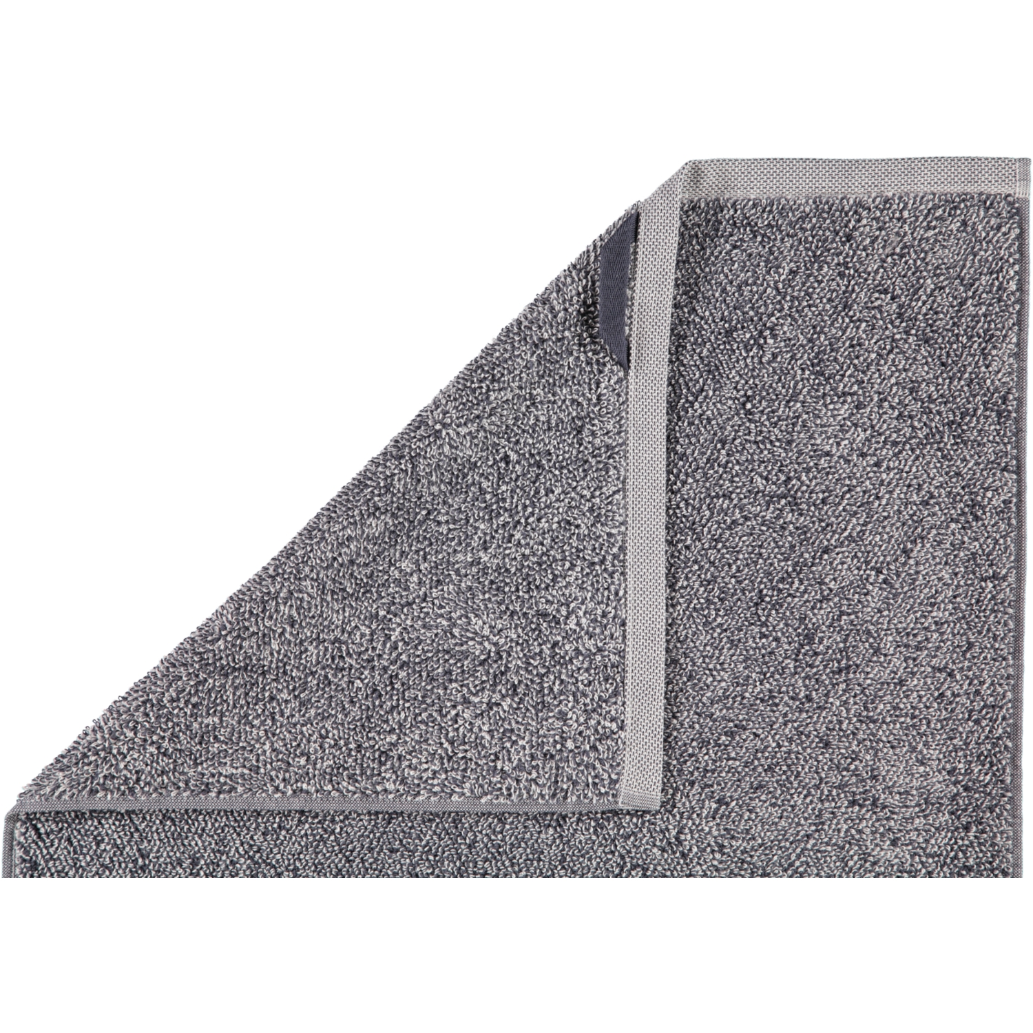 Marc o Polo Melange - Farbe: Marine/Light Silver - Waschhandschuh 16x21 cm