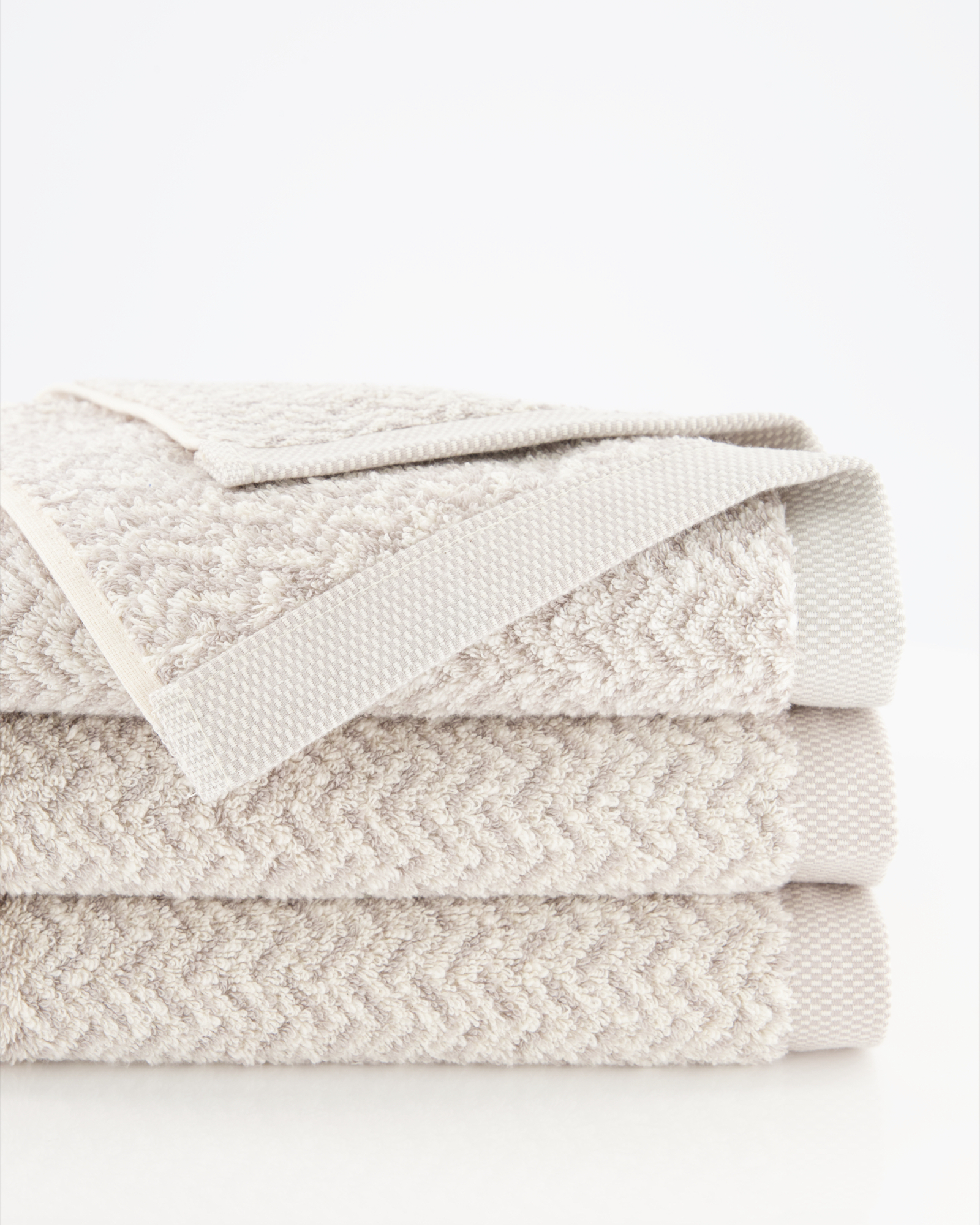 Möve Handtücher Brooklyn Fischgrat nature-cashmere - 071