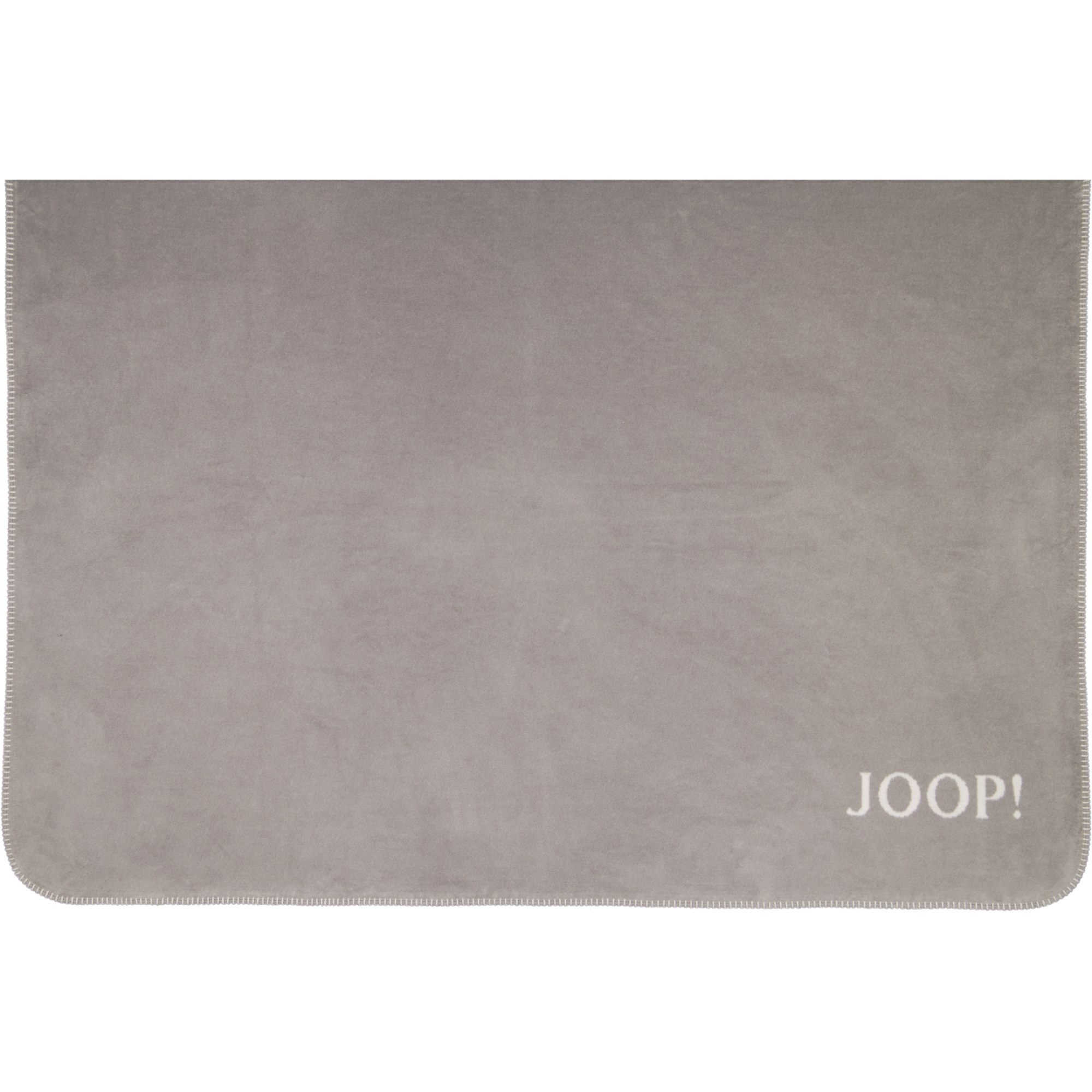 JOOP! Wohndecke Uni-Doubleface - Größe: 150x200 cm - Farbe: Graphit-Rauch