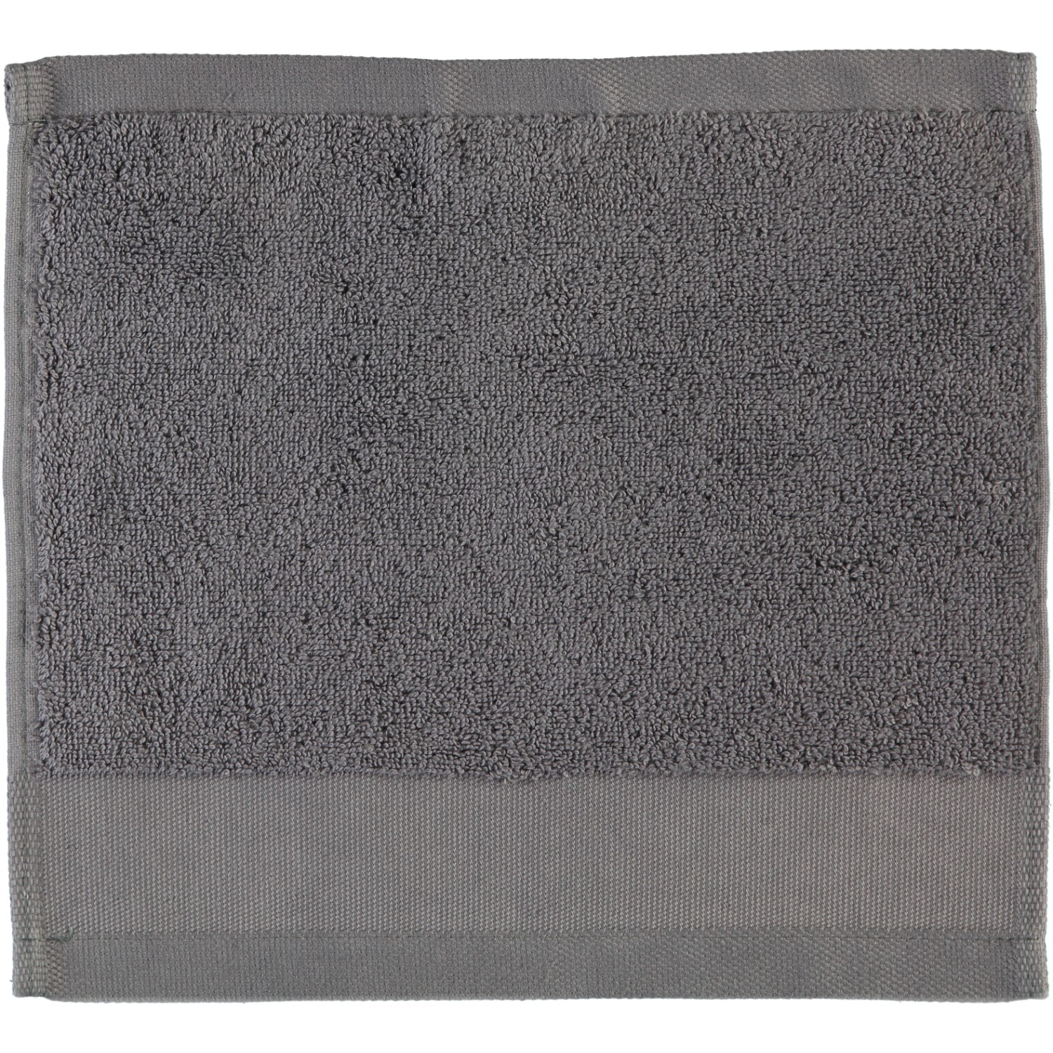 Rhomtuft - Handtücher Comtesse - Farbe: zinn - 02 - Seiflappen 30x30 cm