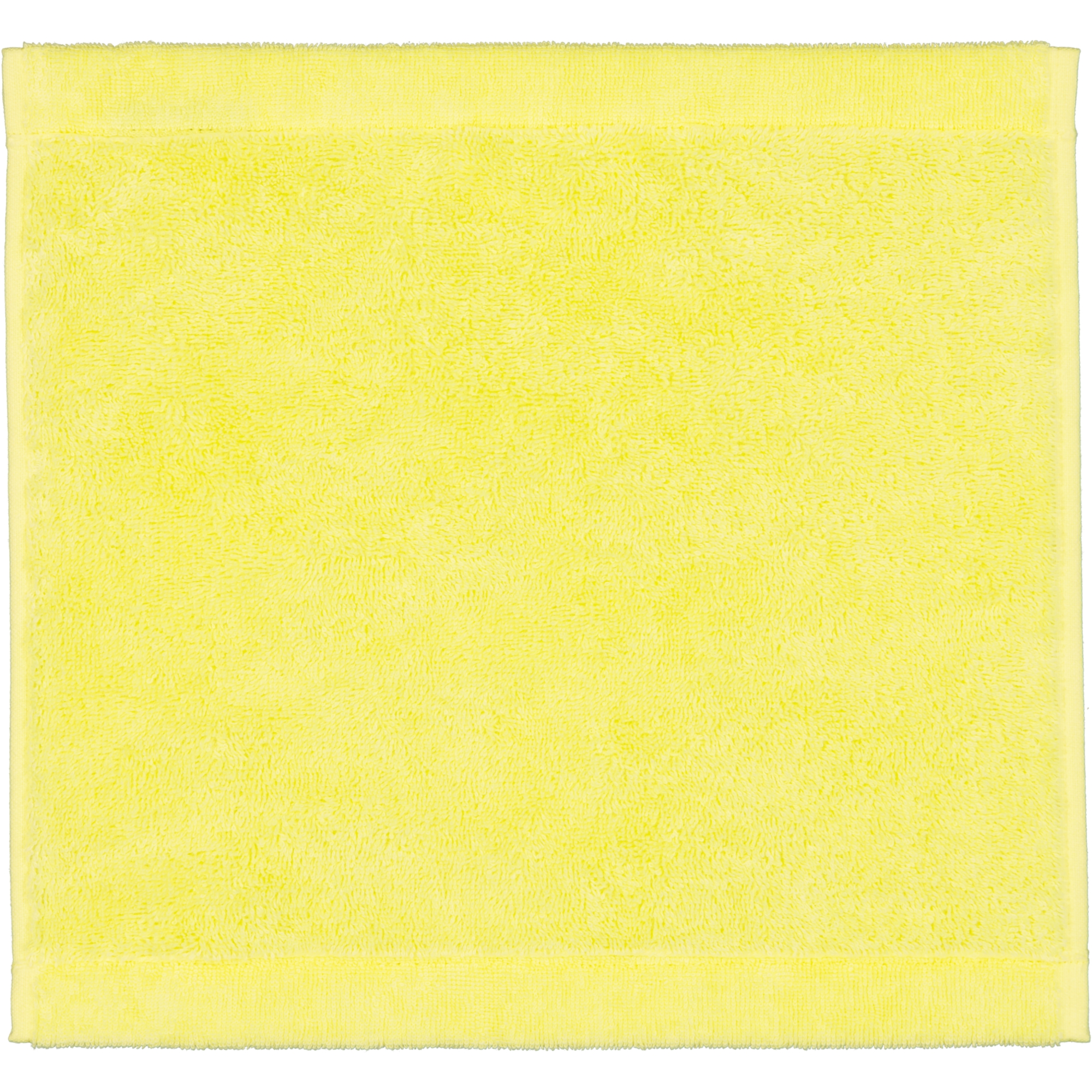 Cawö Handtücher Lifestyle Uni 7007 lemon - 501 - Seiflappen 30x30 cm