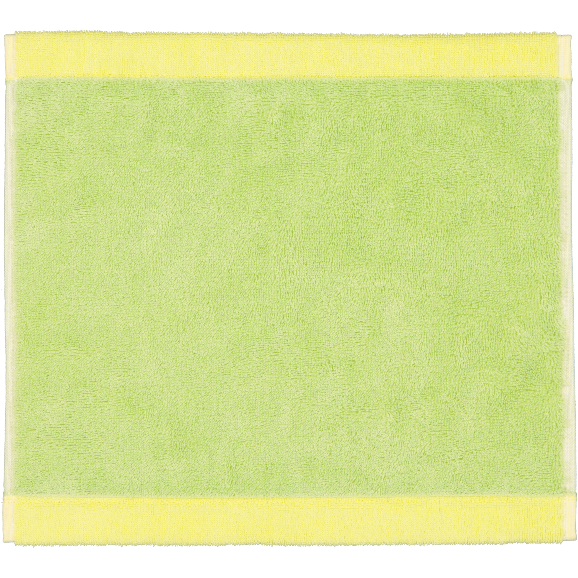 Cawö Handtücher Lifestyle Splash 7071 pistazie/lemon - 45 - Seiflappen 30x30 cm