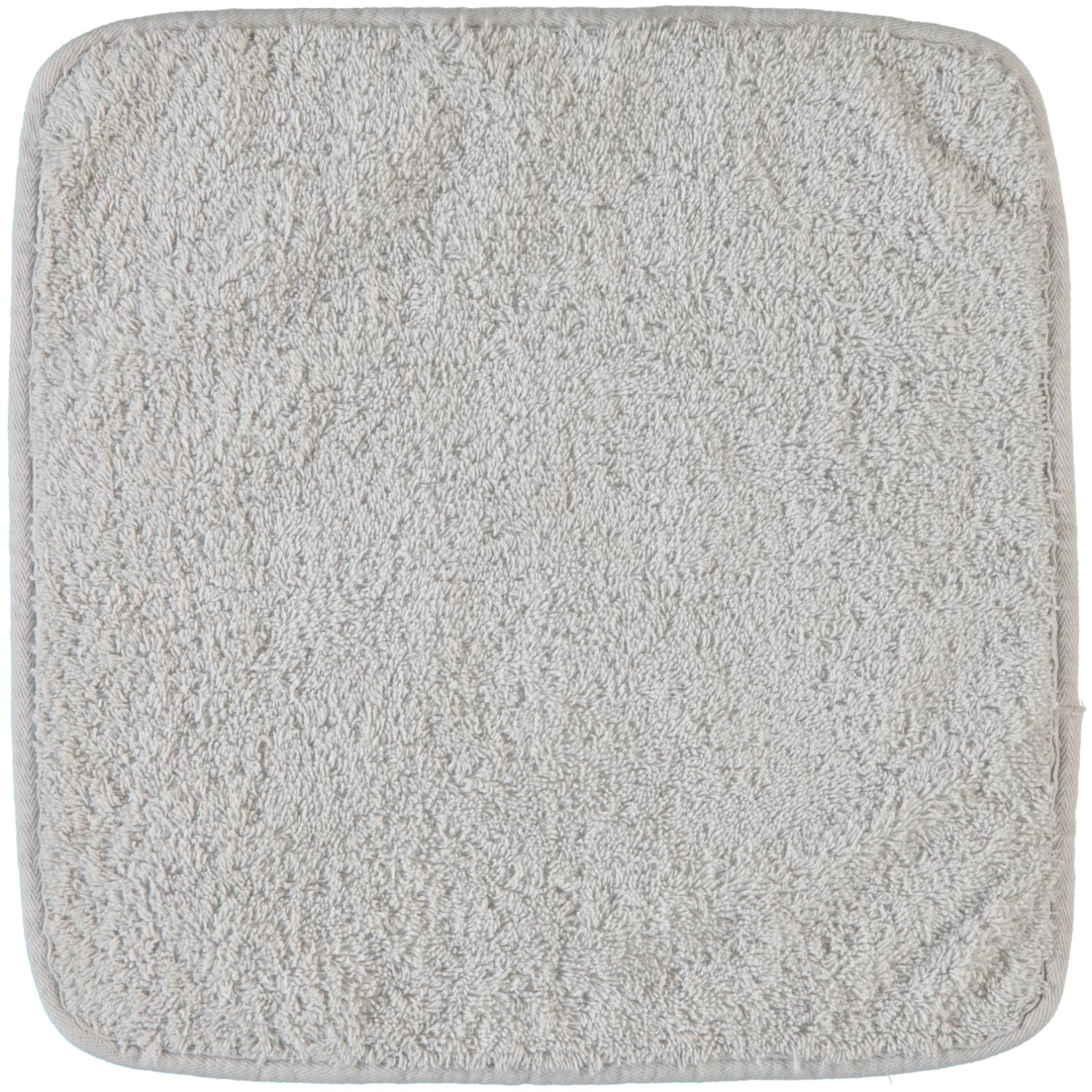 Rhomtuft - Handtücher Loft - Farbe: perlgrau - 11 - Seiflappen 30x30 cm