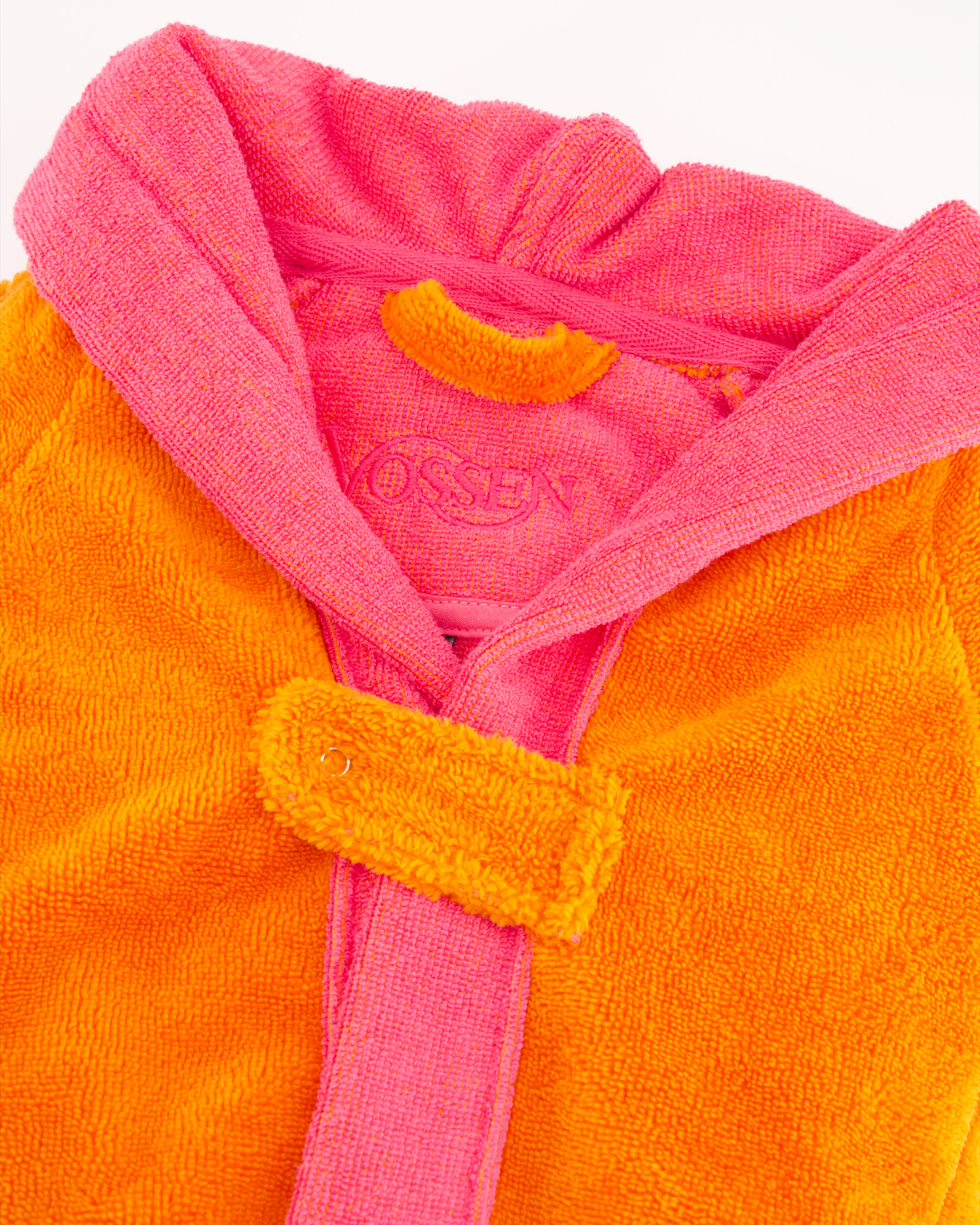 Vossen Bademäntel Kinder Kapuze Bixie electric orange/prim rose - 0006