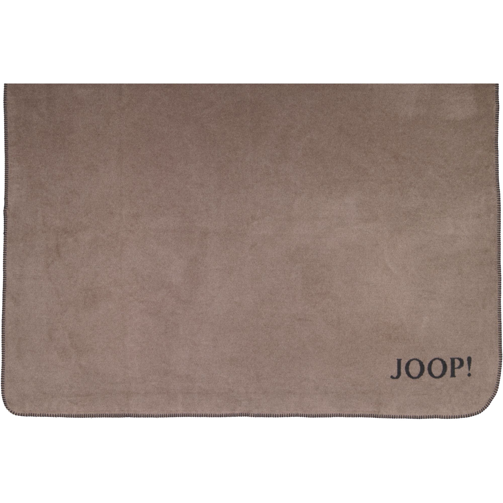 JOOP! Wohndecke Uni-Doubleface - Größe: 150x200 cm - Farbe: Taupe-Anthrazit