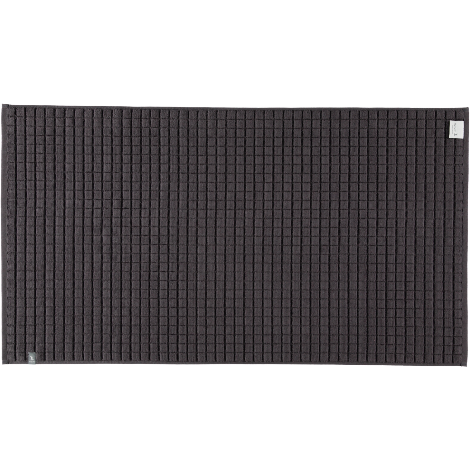 Möve Badteppich - Piquee - Größe: 60x100 cm - Farbe: graphite - 843 (1-0798/8127)