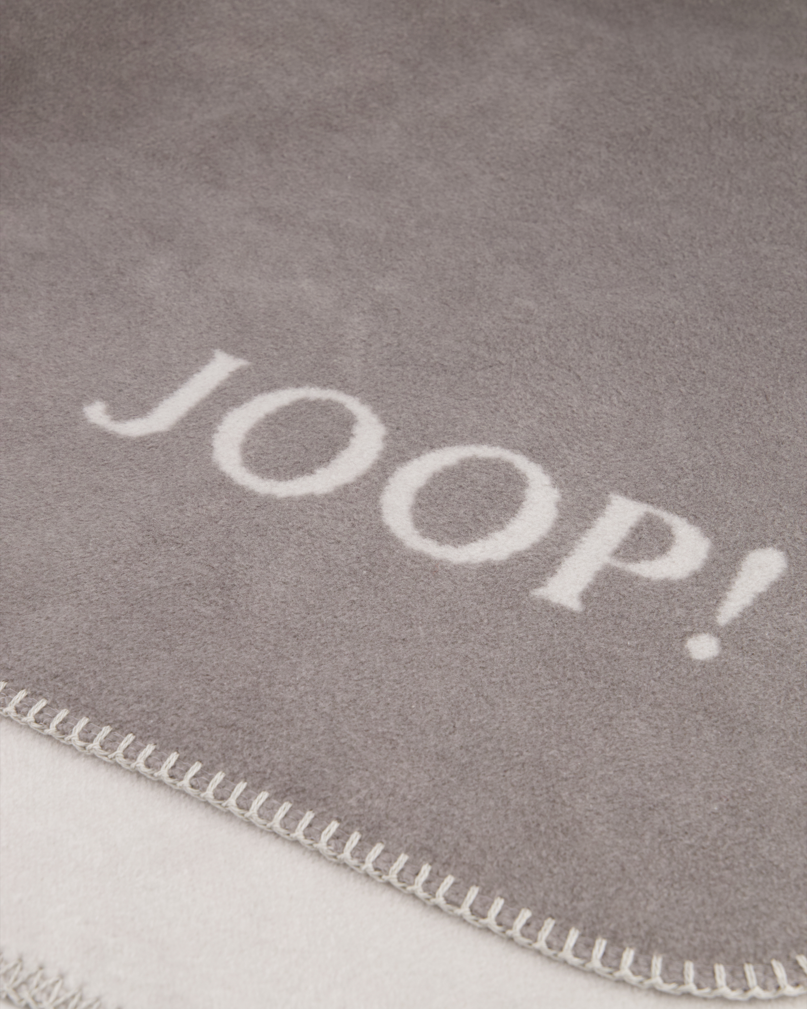 JOOP! Wohndecke Uni-Doubleface - Größe: 150x200 cm - Farbe: Graphit-Rauch