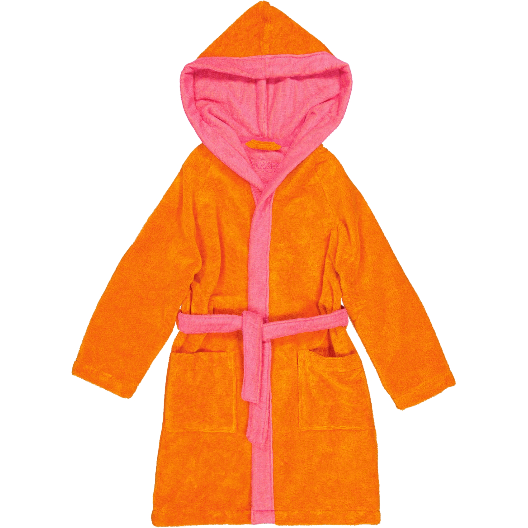 Vossen Bademäntel Kinder Kapuze Bixie electric orange/prim rose - 0006