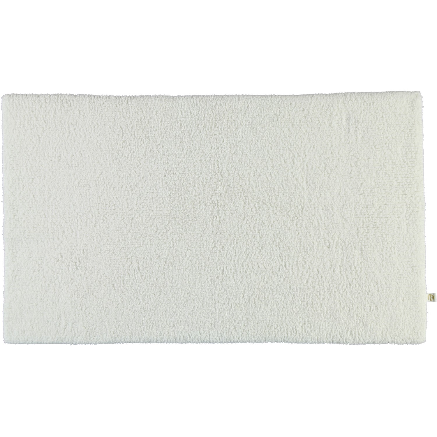 Rhomtuft - Badteppich Pur - Farbe: weiss - 01 - 70x130 cm