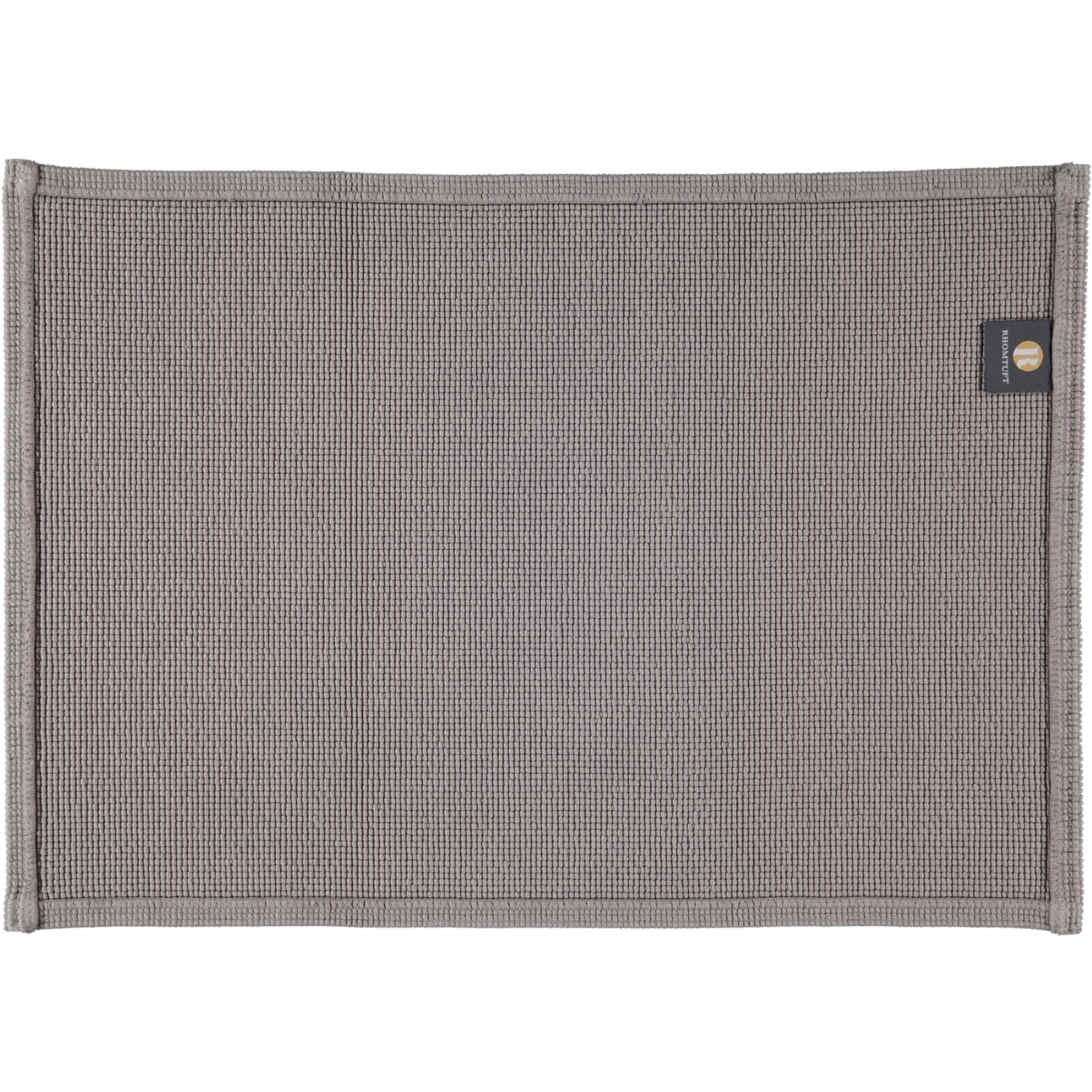 Rhomtuft - Badteppiche Plain - Farbe: kiesel - 85 - 50x70 cm