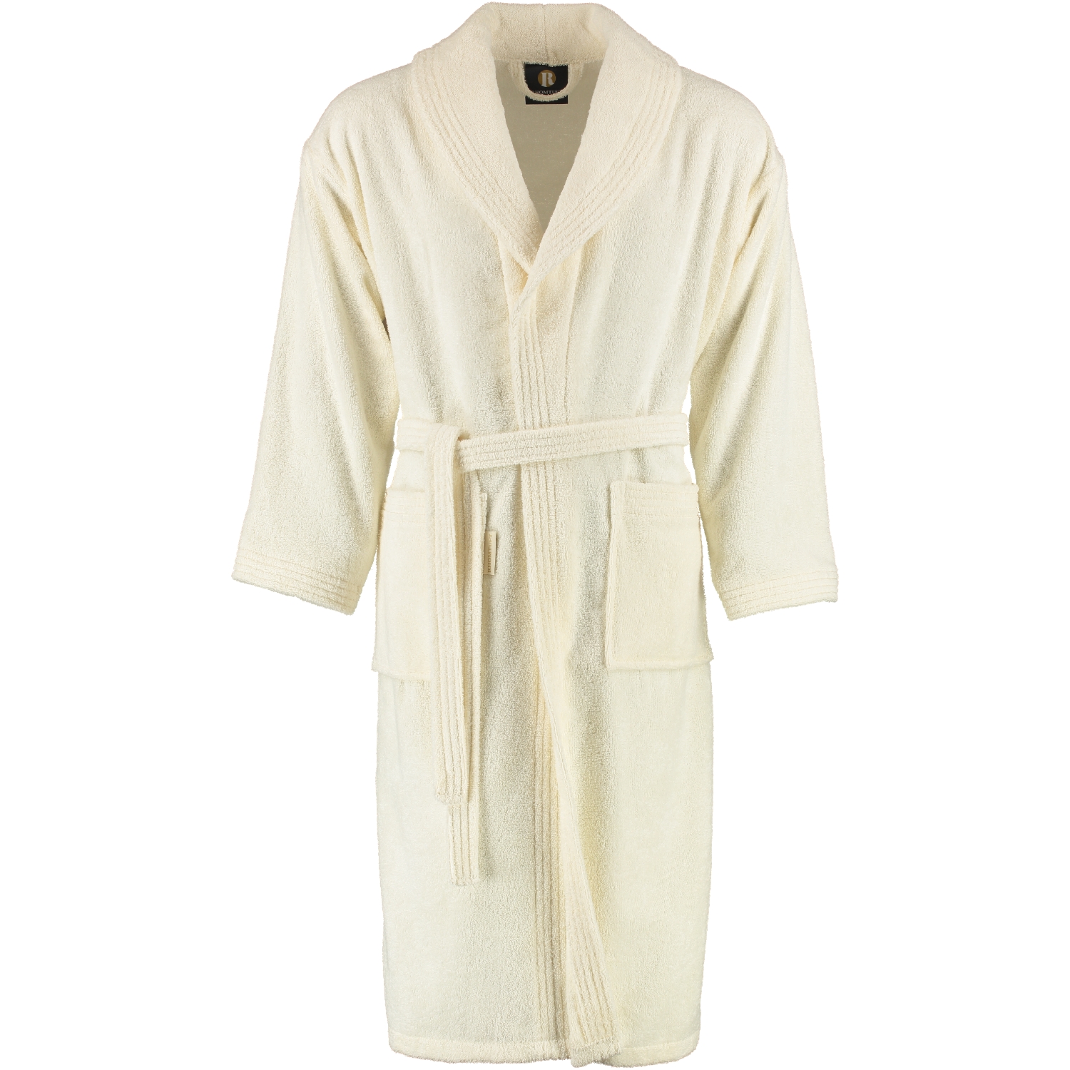 Rhomtuft - Bademantel Sir & Lady - Unisex - Farbe: natur-jasmin - 20 - M