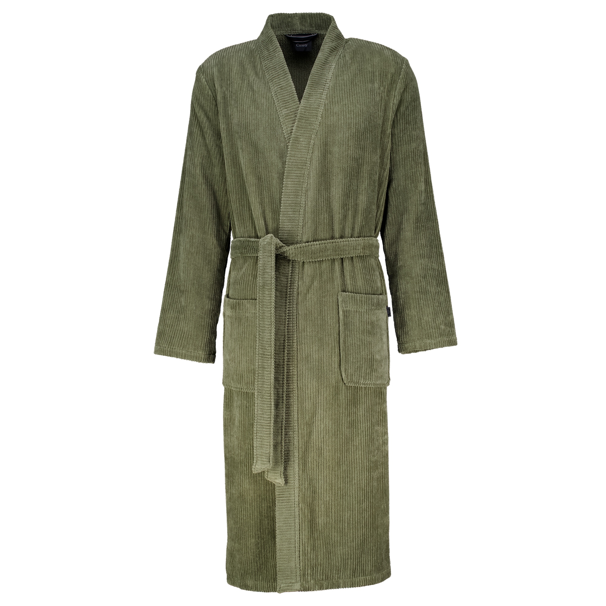 Cawö Bademäntel Herren Kimono Cord-Optik 6540 field - 453